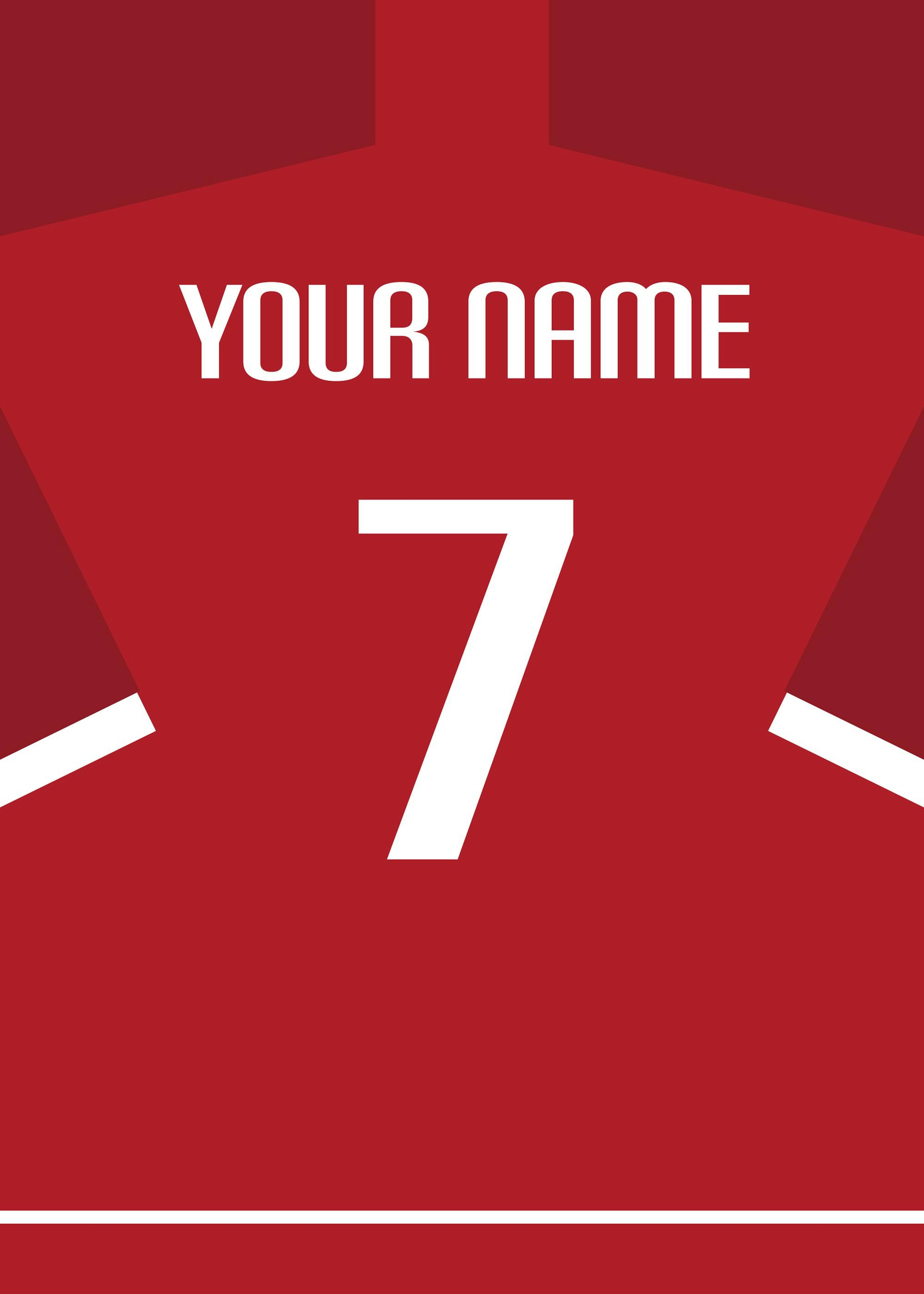 Football Shirt No1 Personal Poster 0