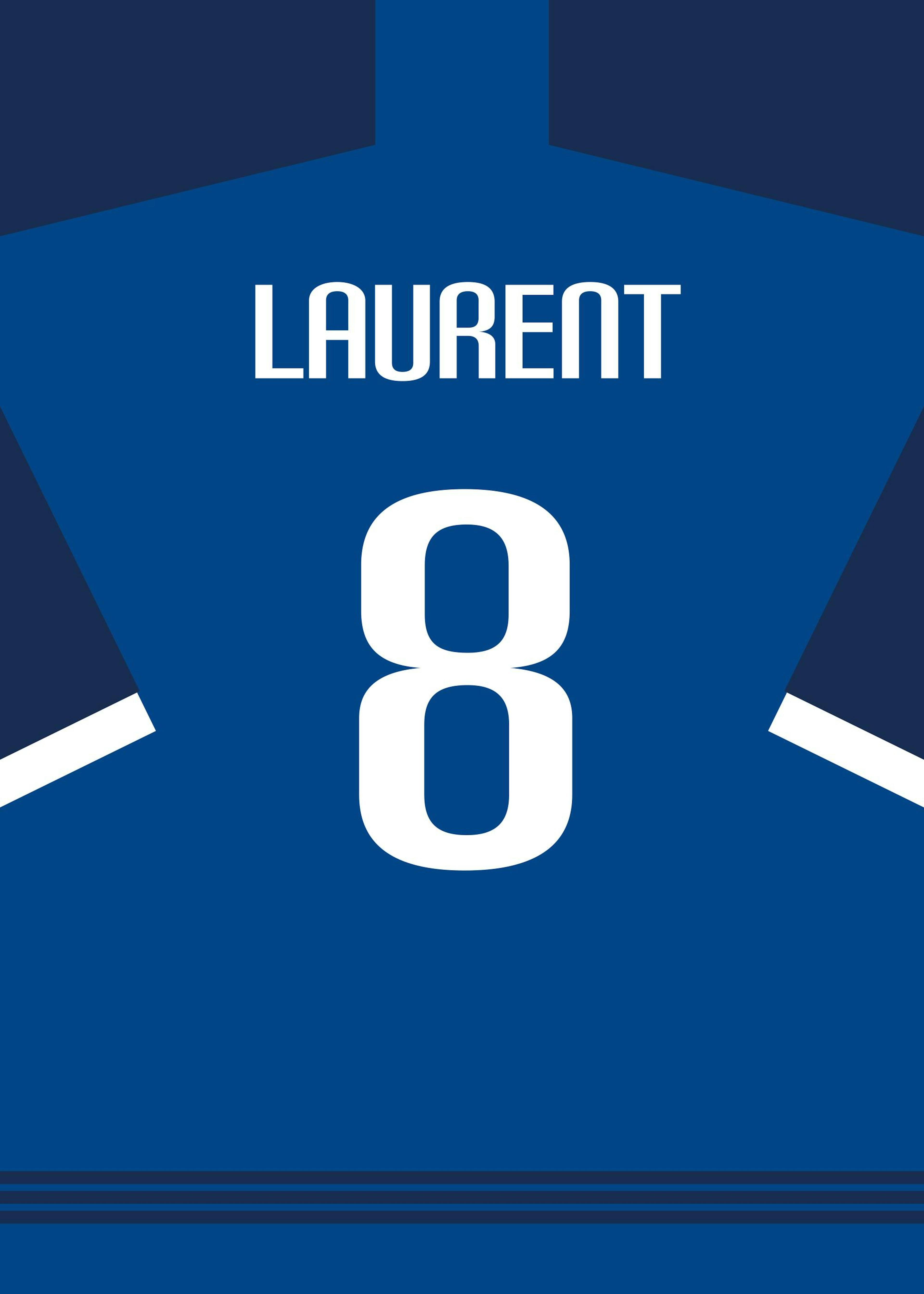 Football Shirt No8 Personal Poster 0