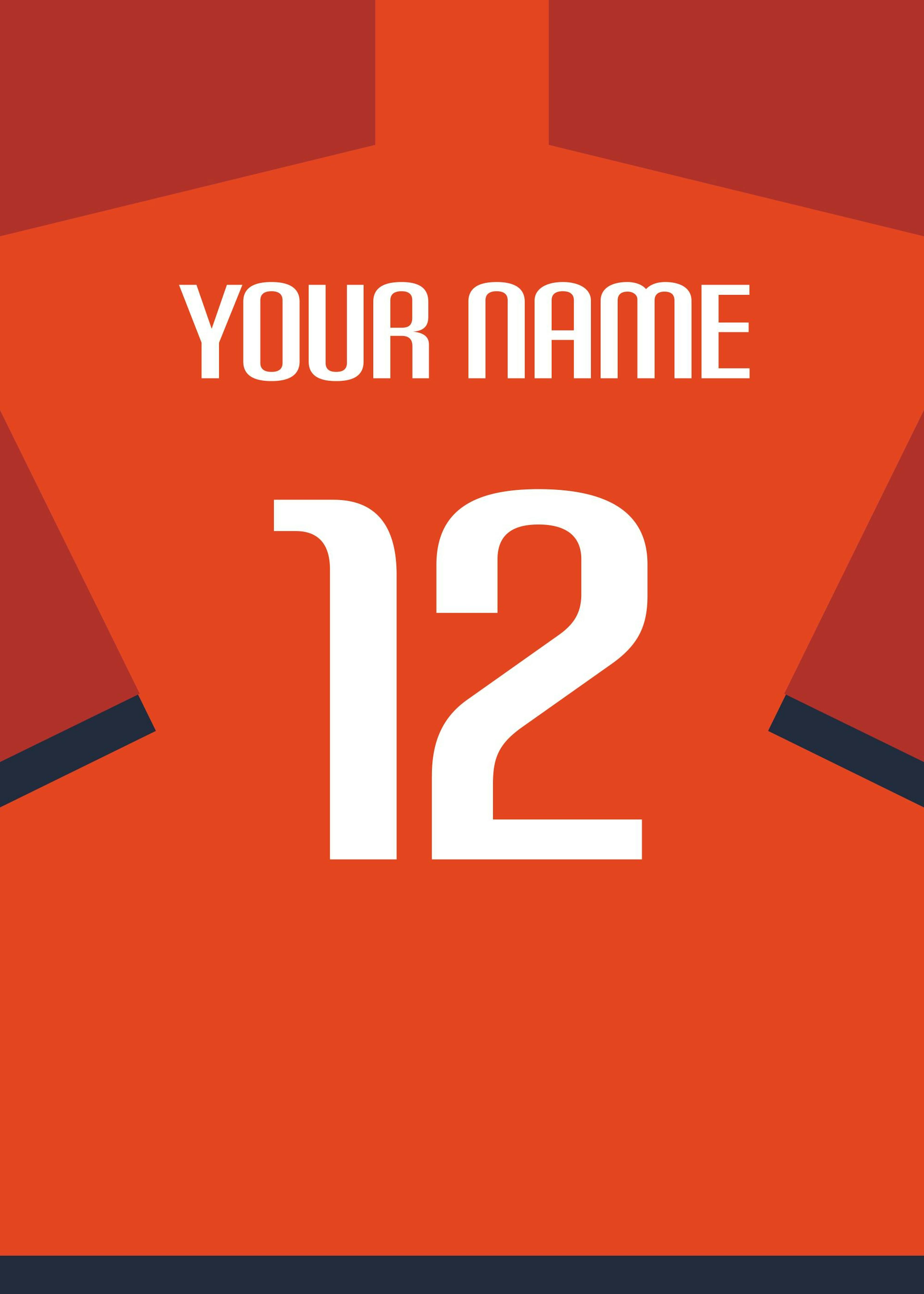 Football Shirt No12 Poster 0