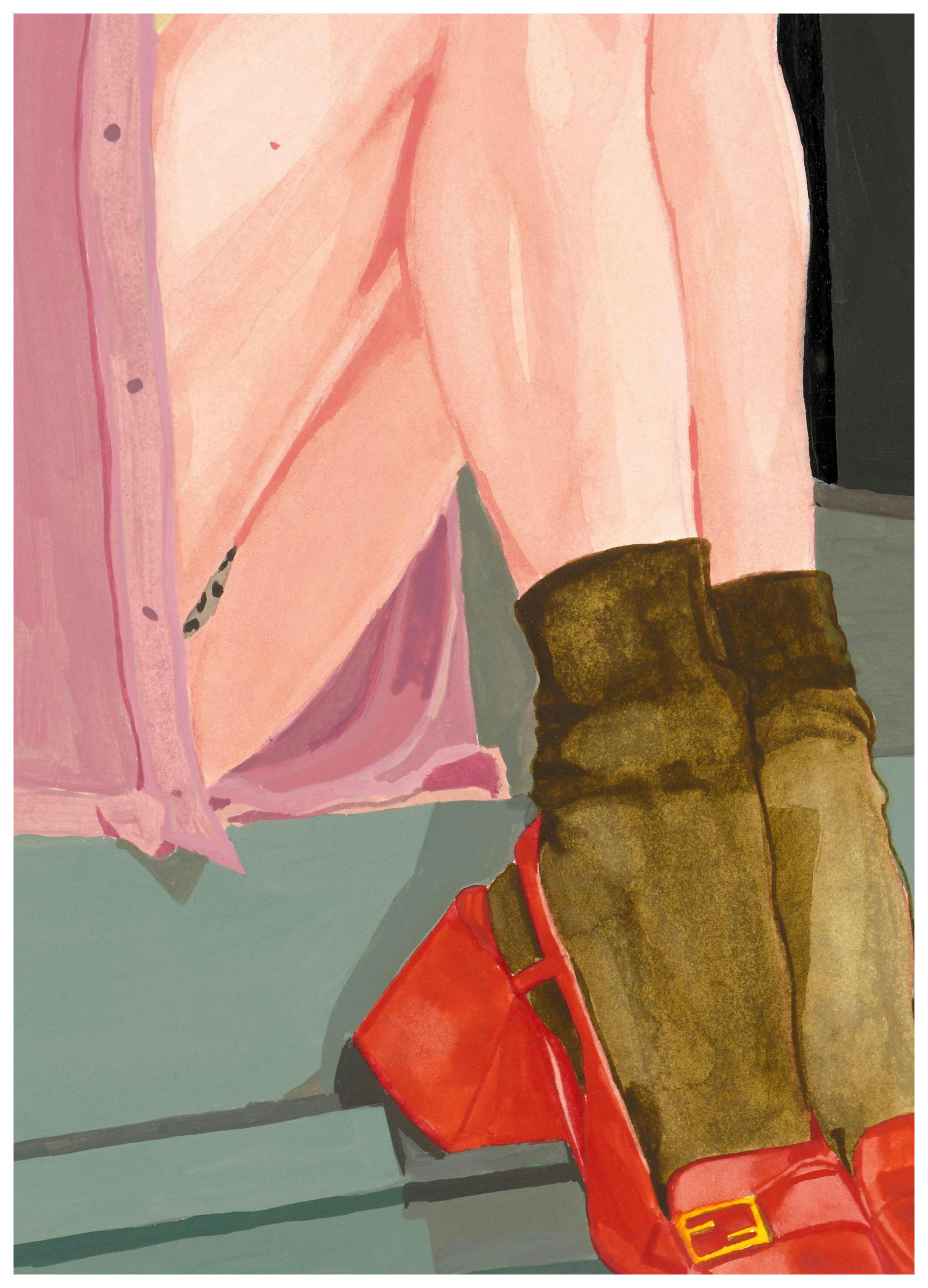 Sophia Novosel - The Waiting Girl Poster (30x40 cm)