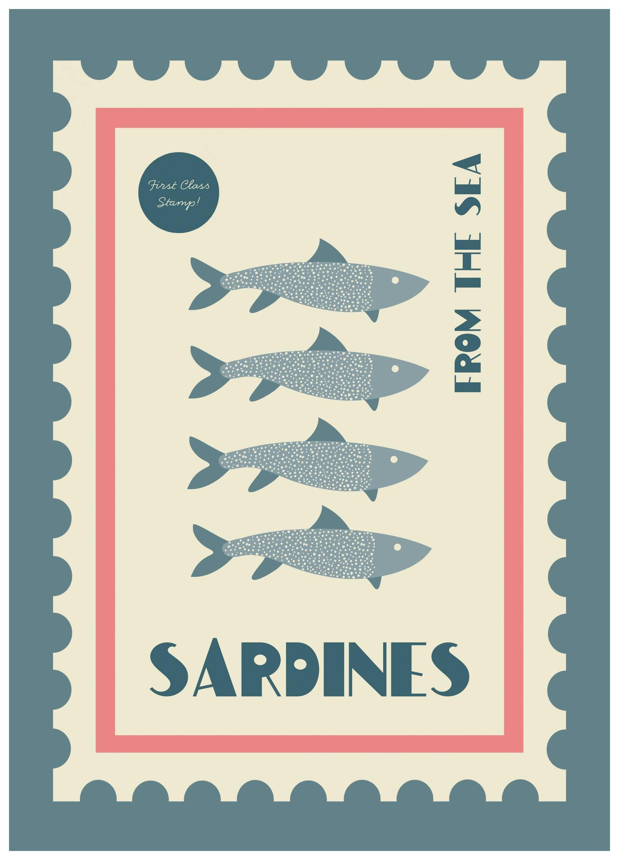 We Made Something Nice - Sardines Poster (30x40 cm)