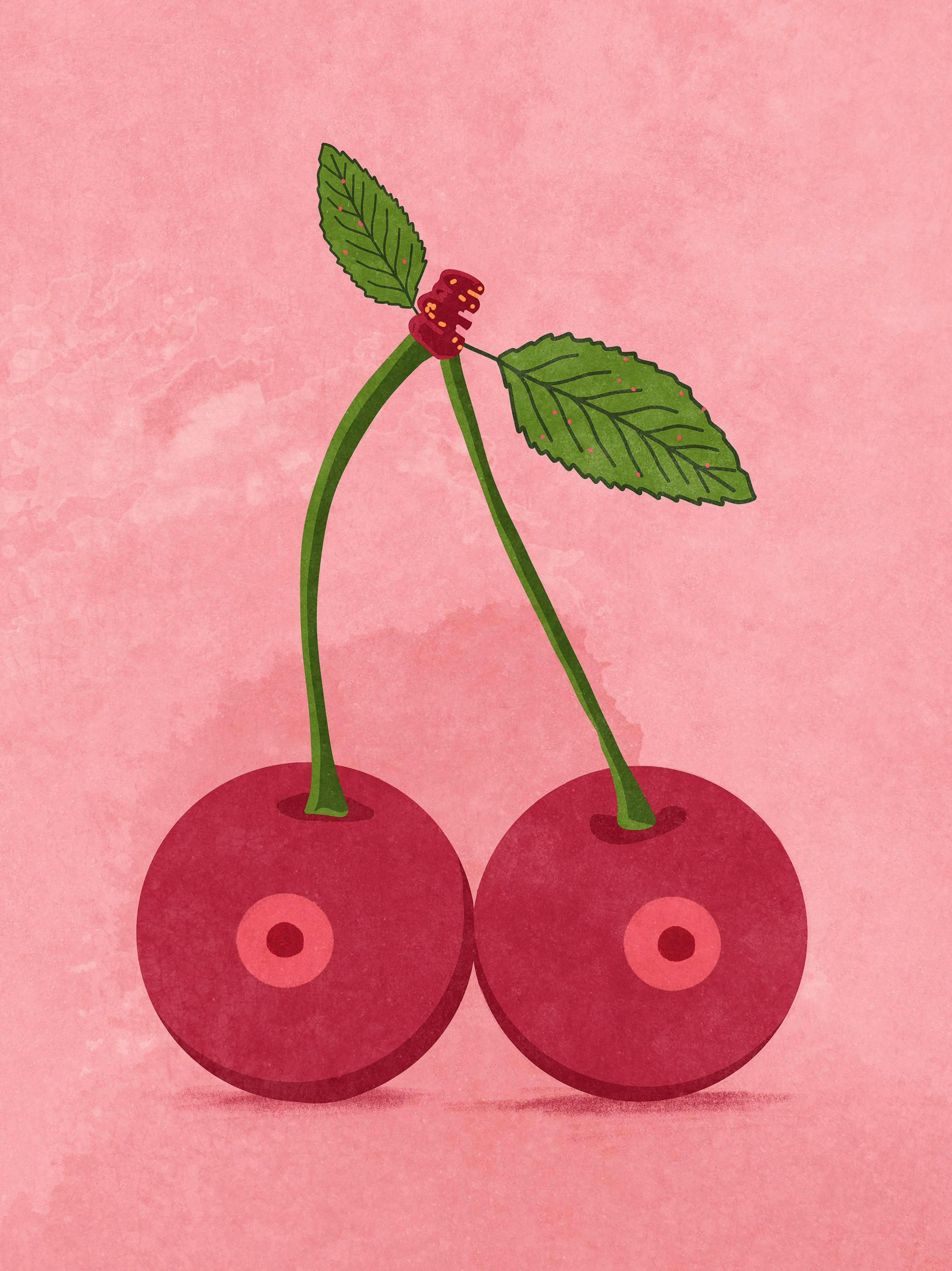 Raissa Oltmanns - Cherry Boobs Print