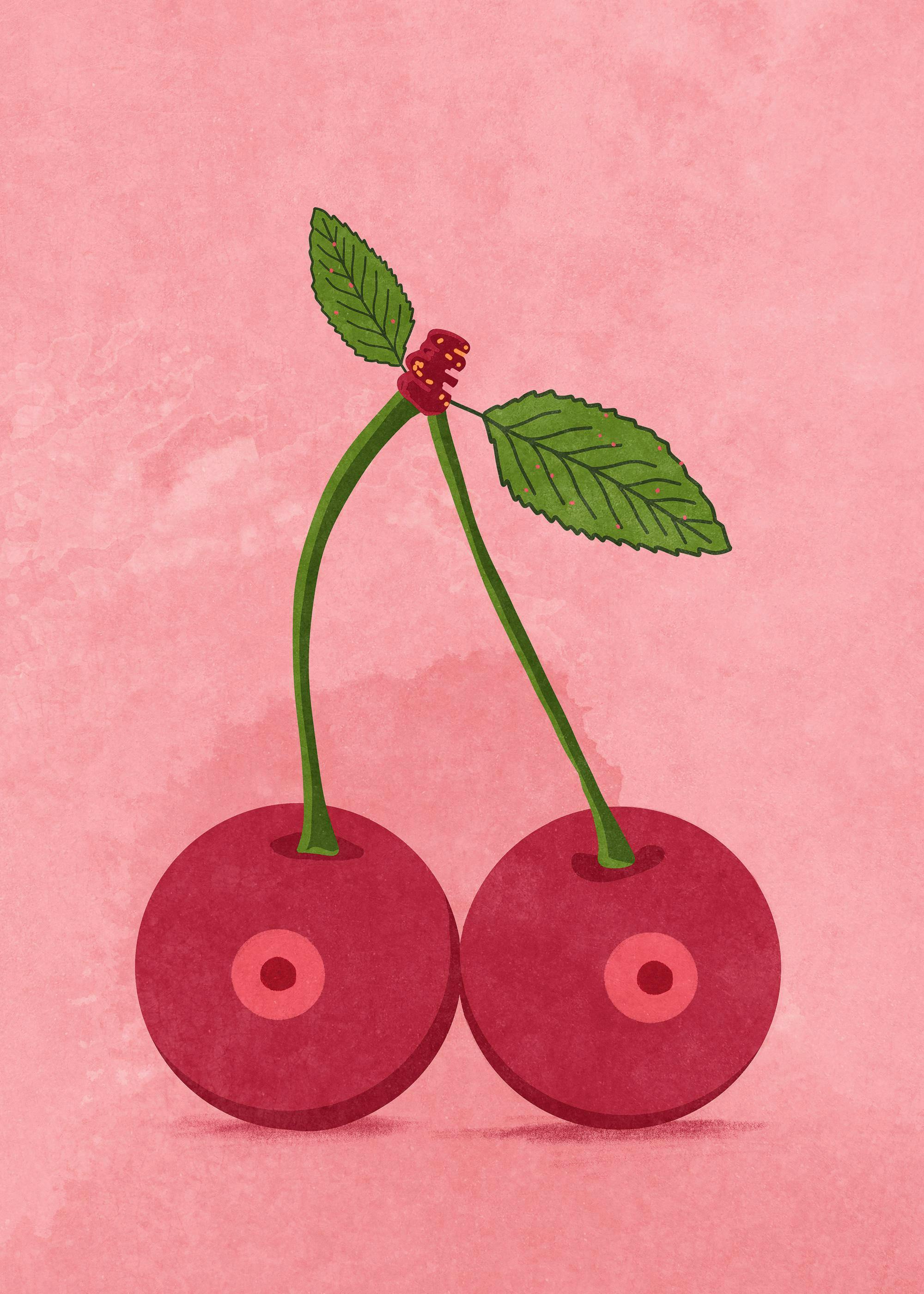 Raissa Oltmanns - Cherry Boobs Plakat 0