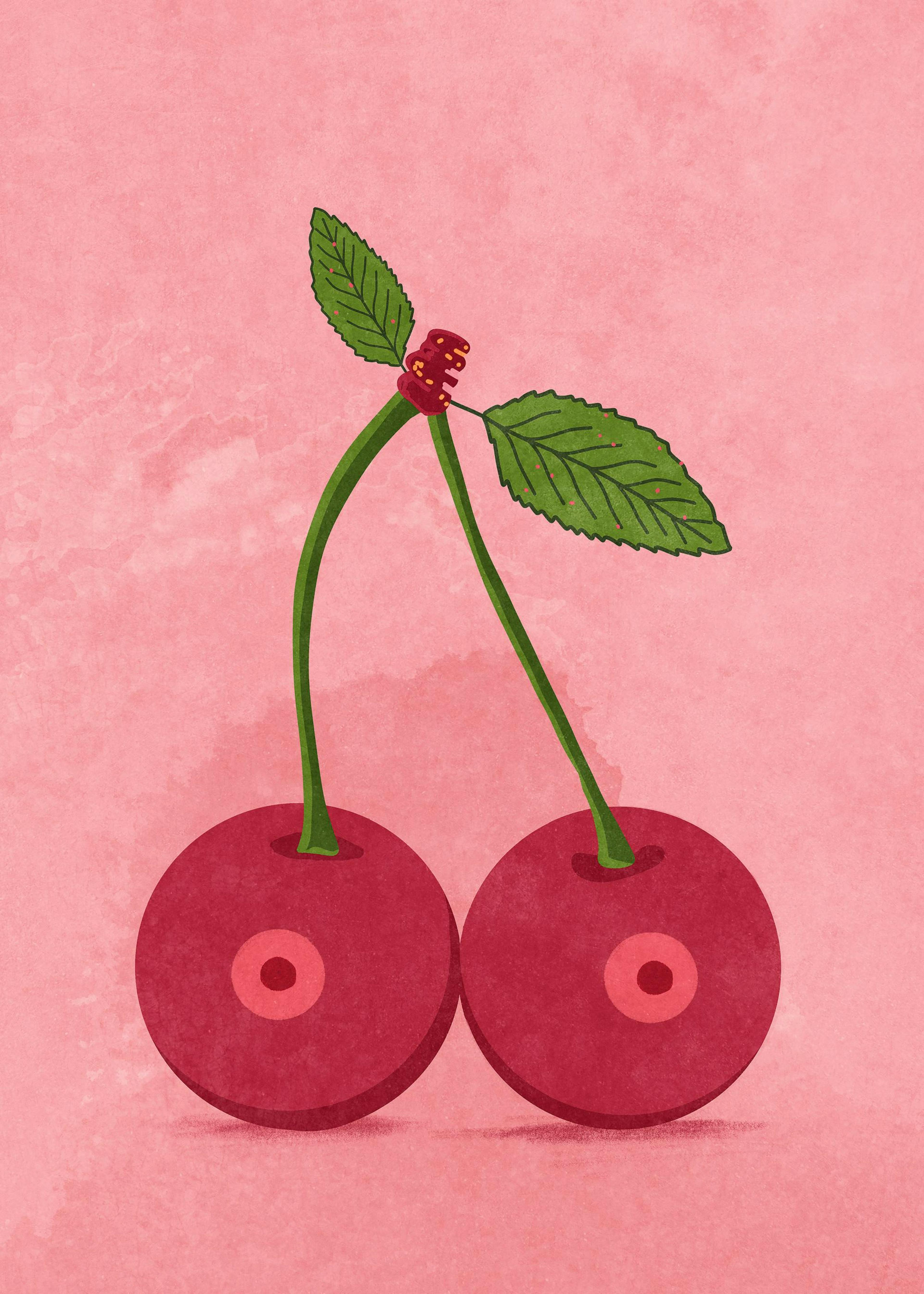 Raissa Oltmanns - Cherry Boobs Plakat 0