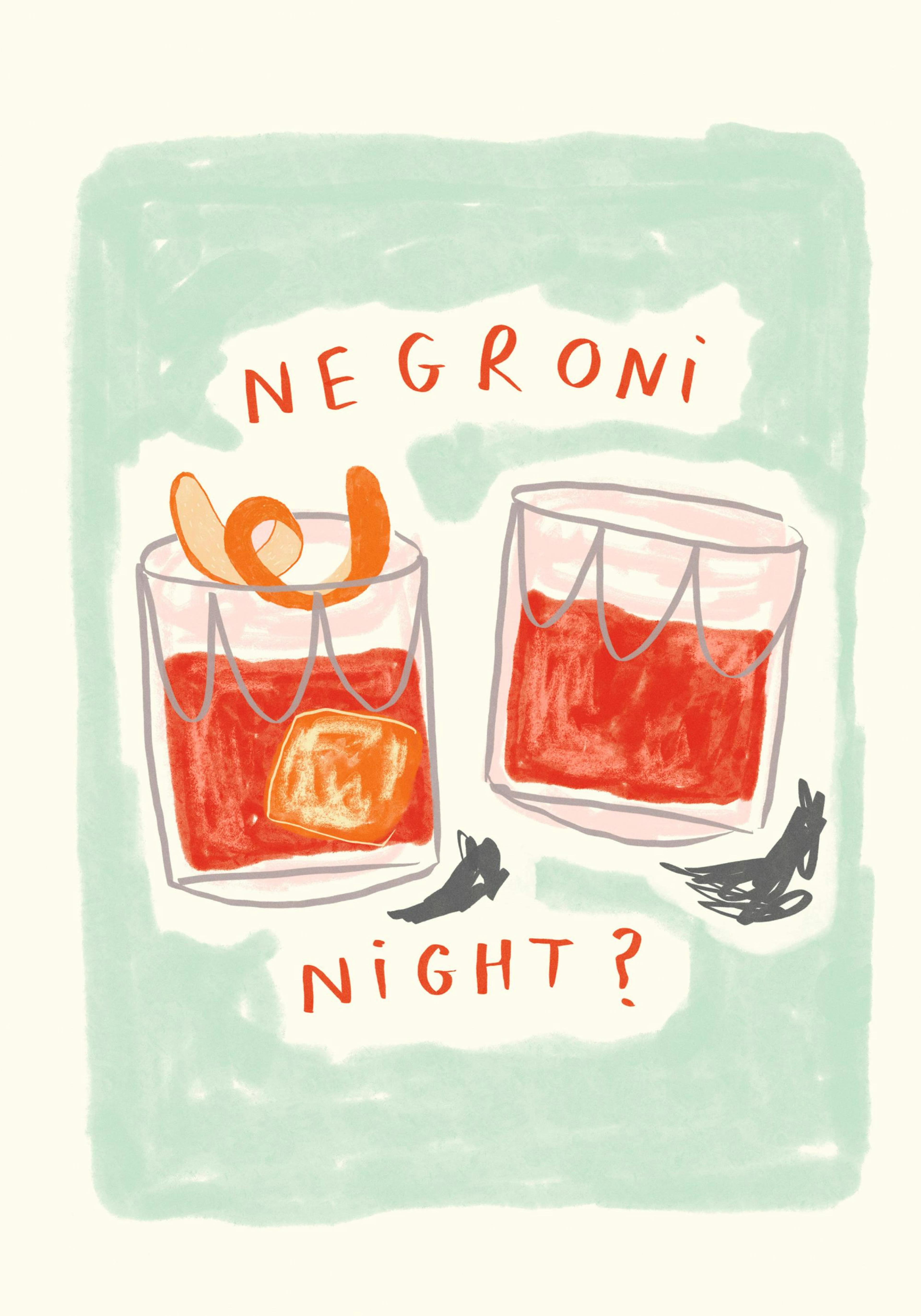Lauren Emmett - Negroni Poster