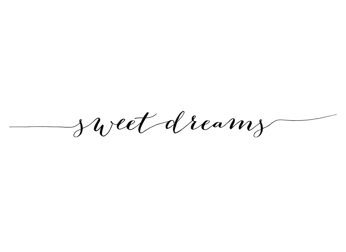 Sweet Dreams Line Poster (30x40 cm) - Posters met tekst