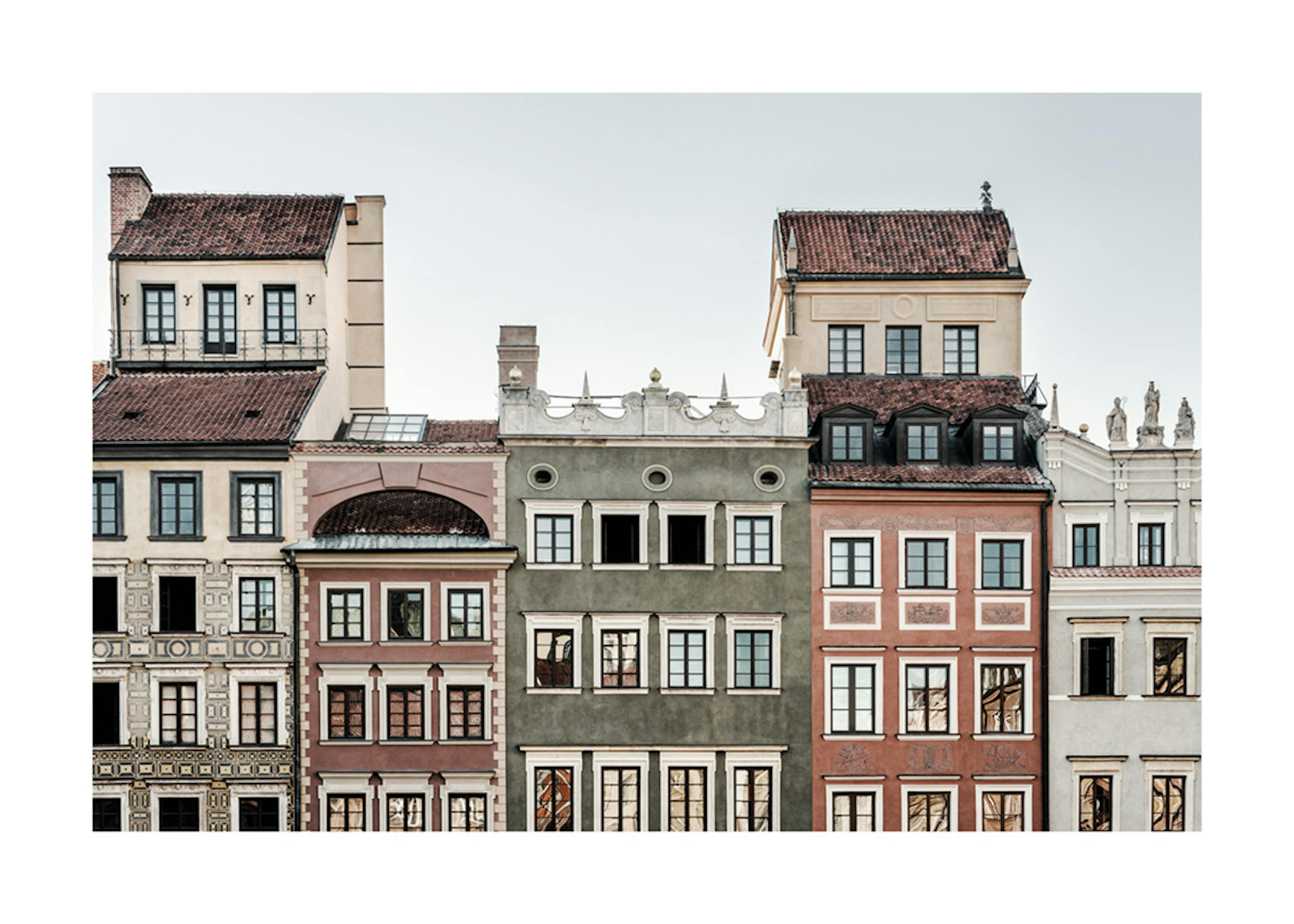 Old Town Facade Print 0