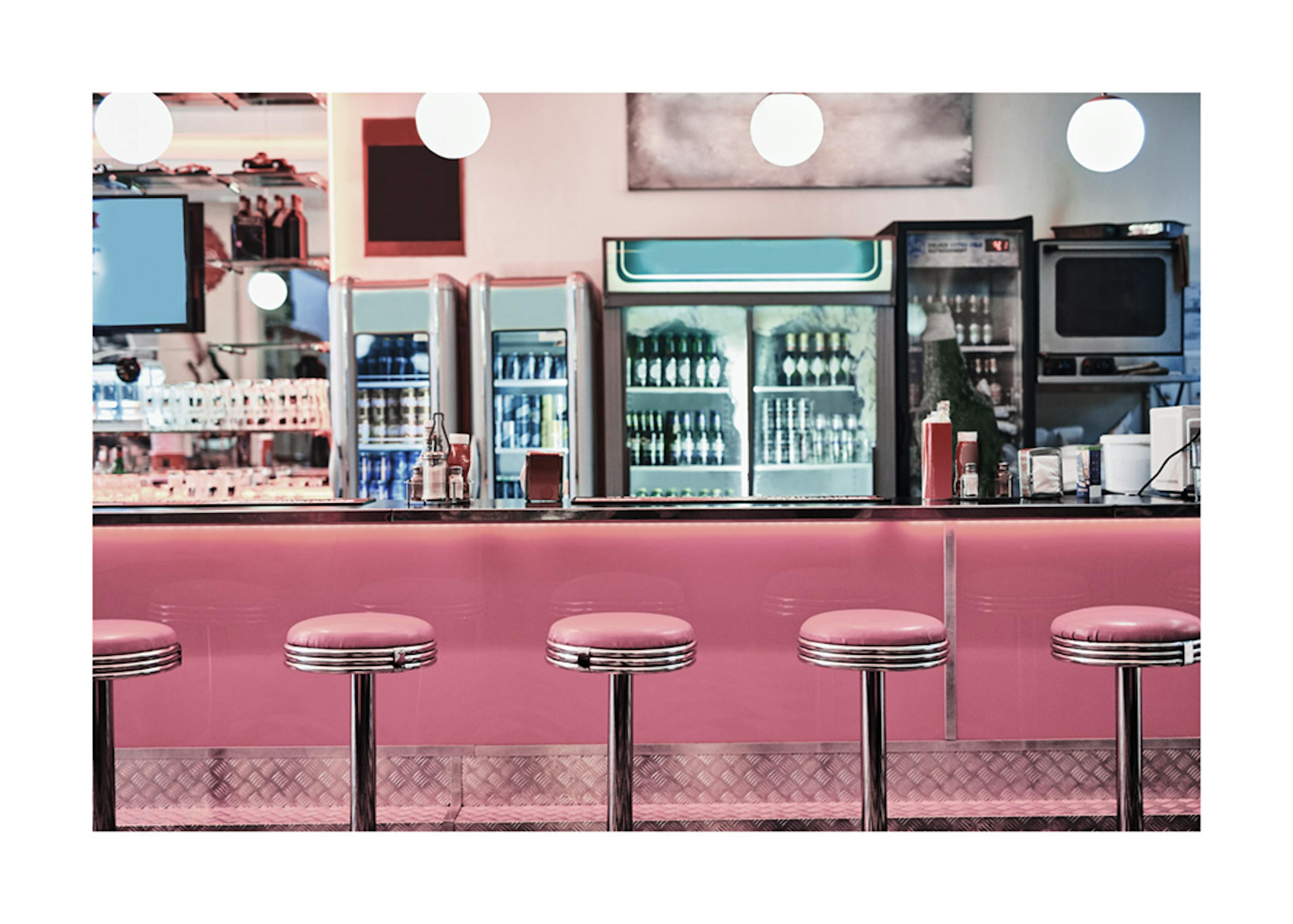 Retro Diner Print 0