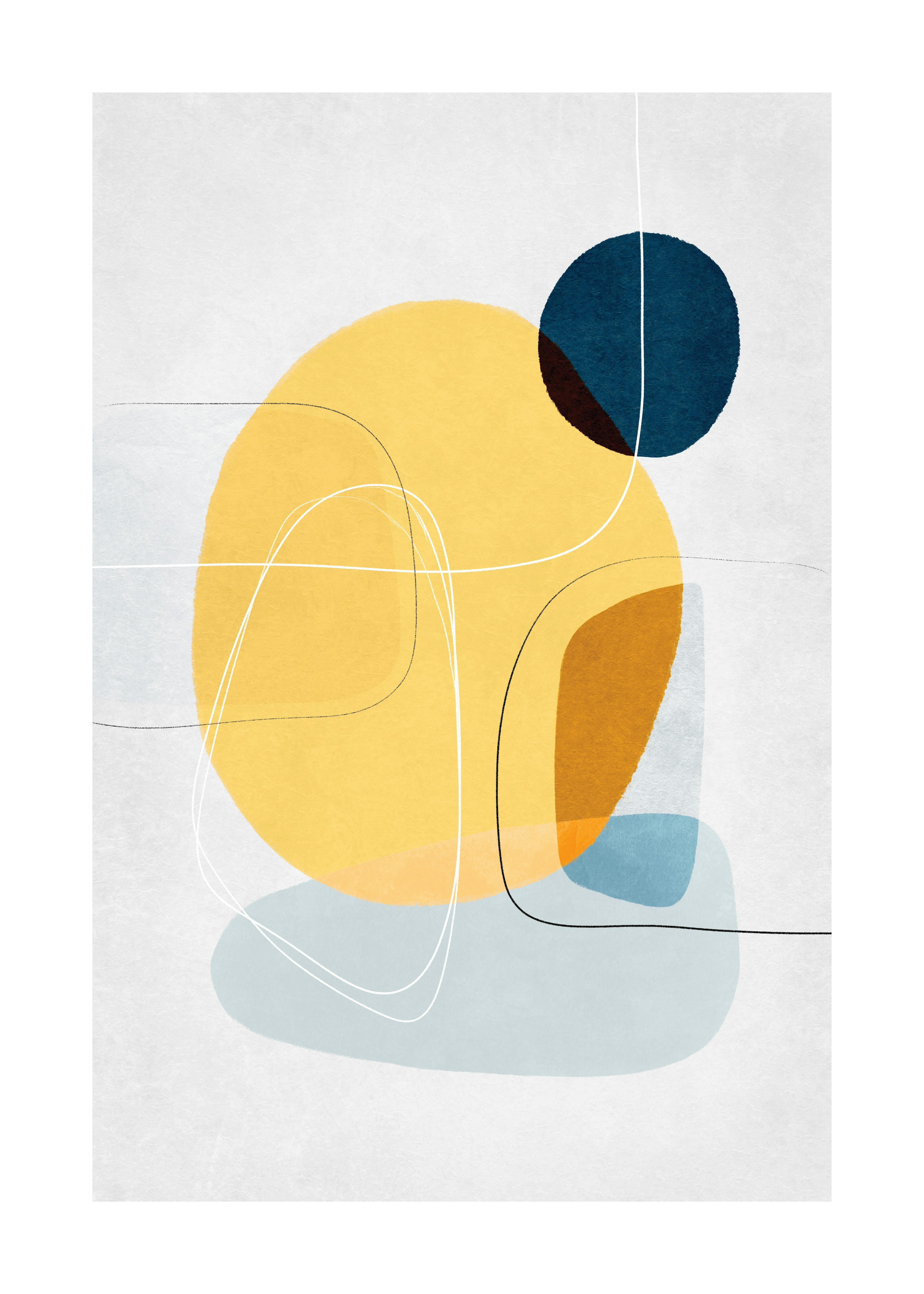 Contemporary Yellow No1 Poster 0