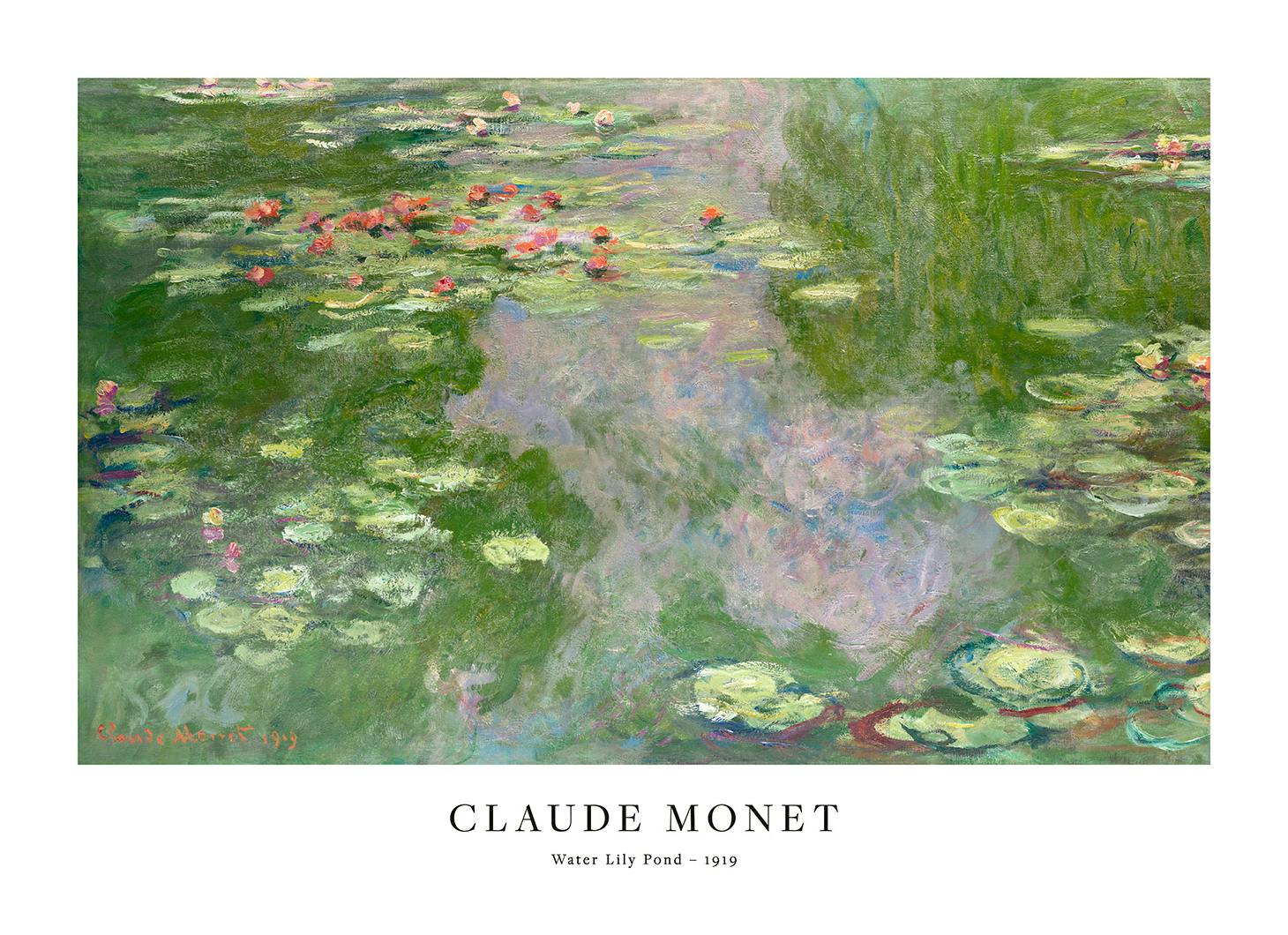 Prints - Monet - Water Lily Pond Print (50x70 cm) - Monet Prints