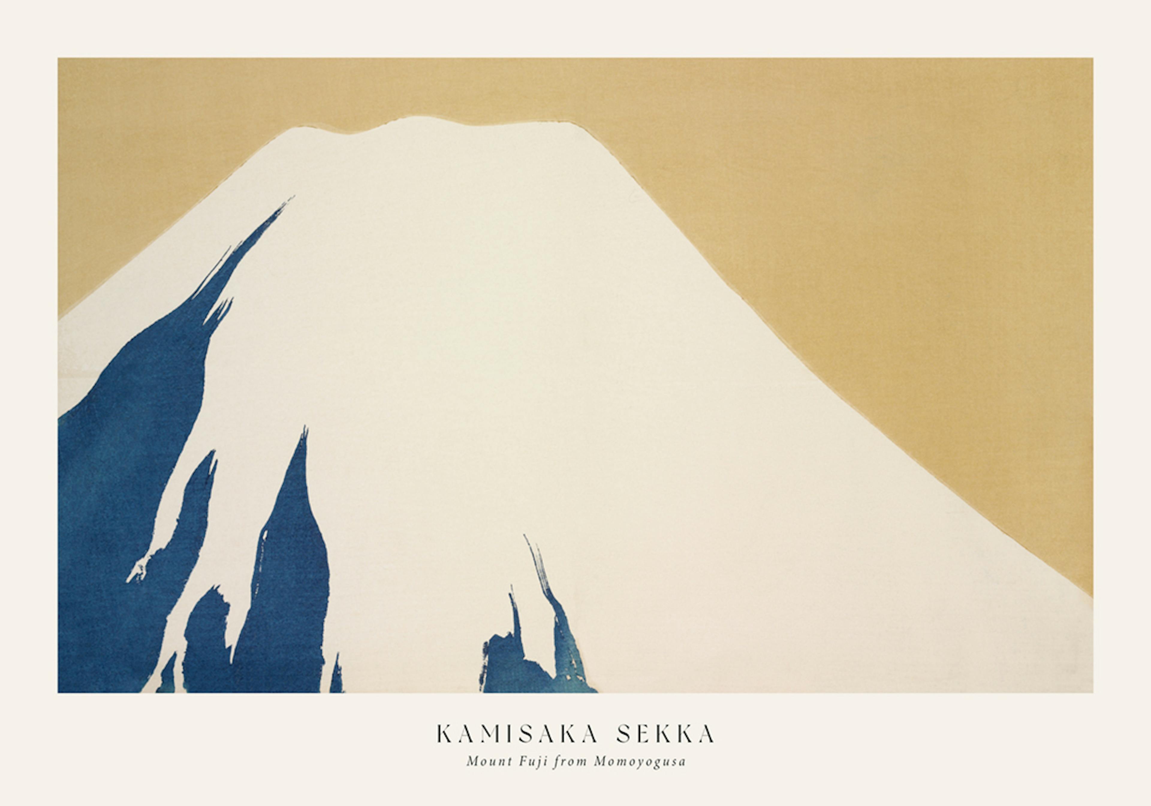 Kamisaka Sekka - Mount Fuji from Momoyogusa Poster 0