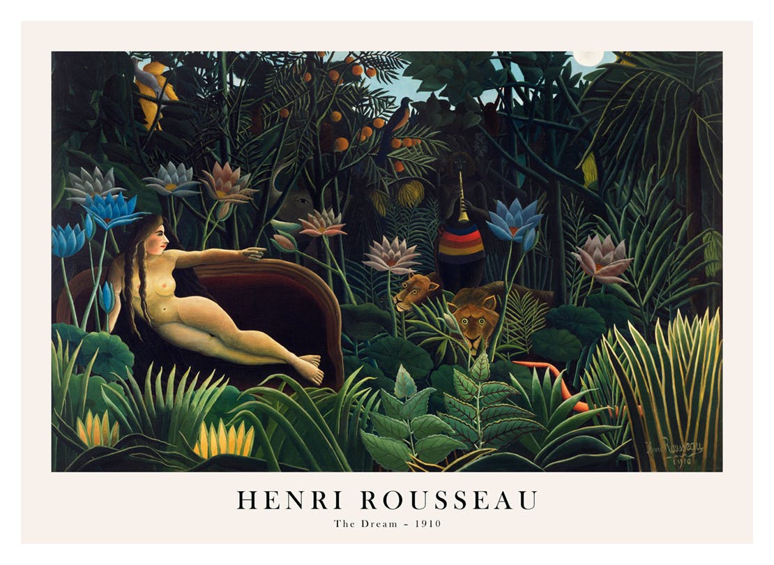 Rousseau - The Dream Print (21x30 cm)- Rousseau Posters