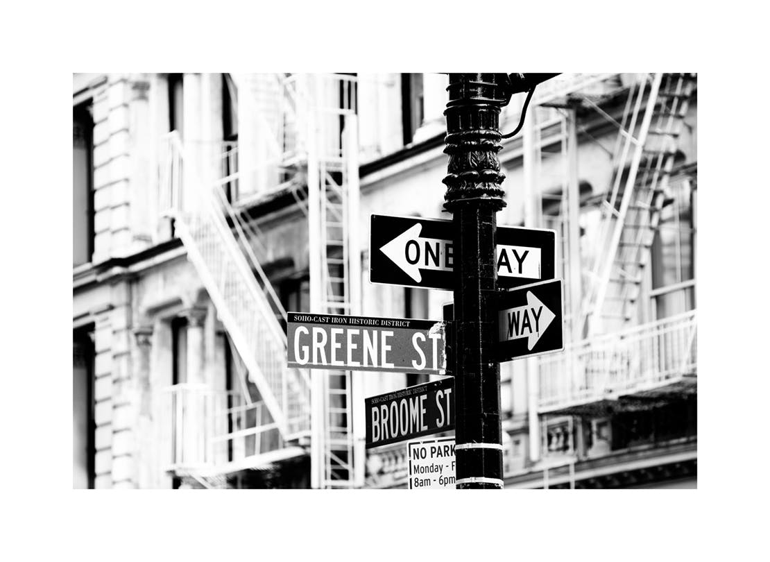 Prints - Multiple Directions Print (30x40 cm) - Maps and cities posters