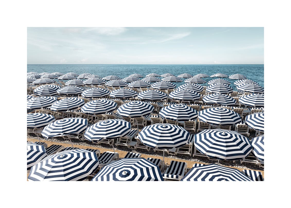 Beach Lines Poster (70x100 cm)- Fotografias e posters do mar