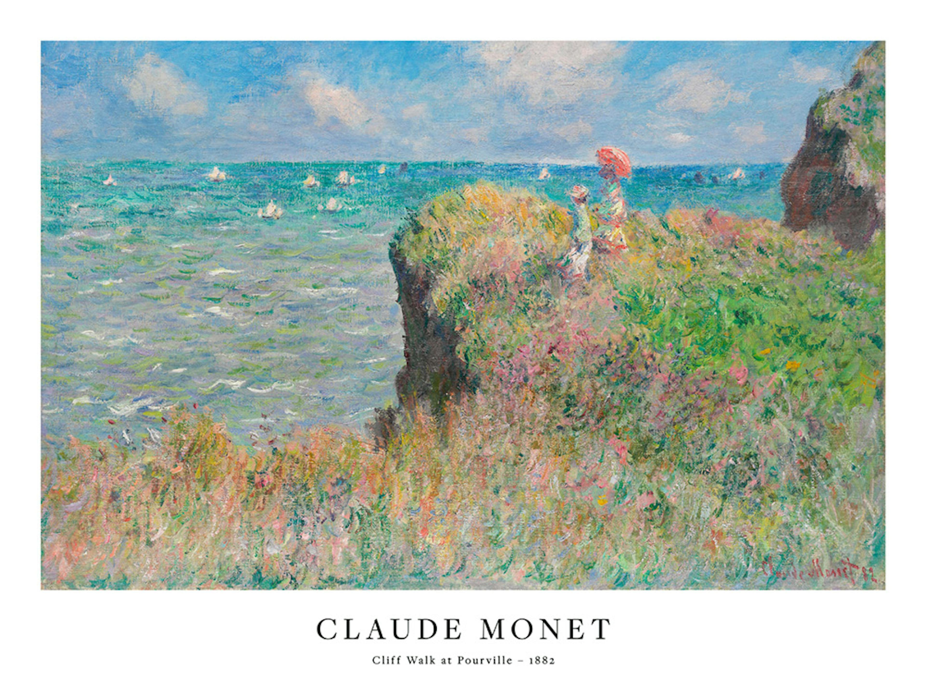 Monet - Cliff Walk at Pourville