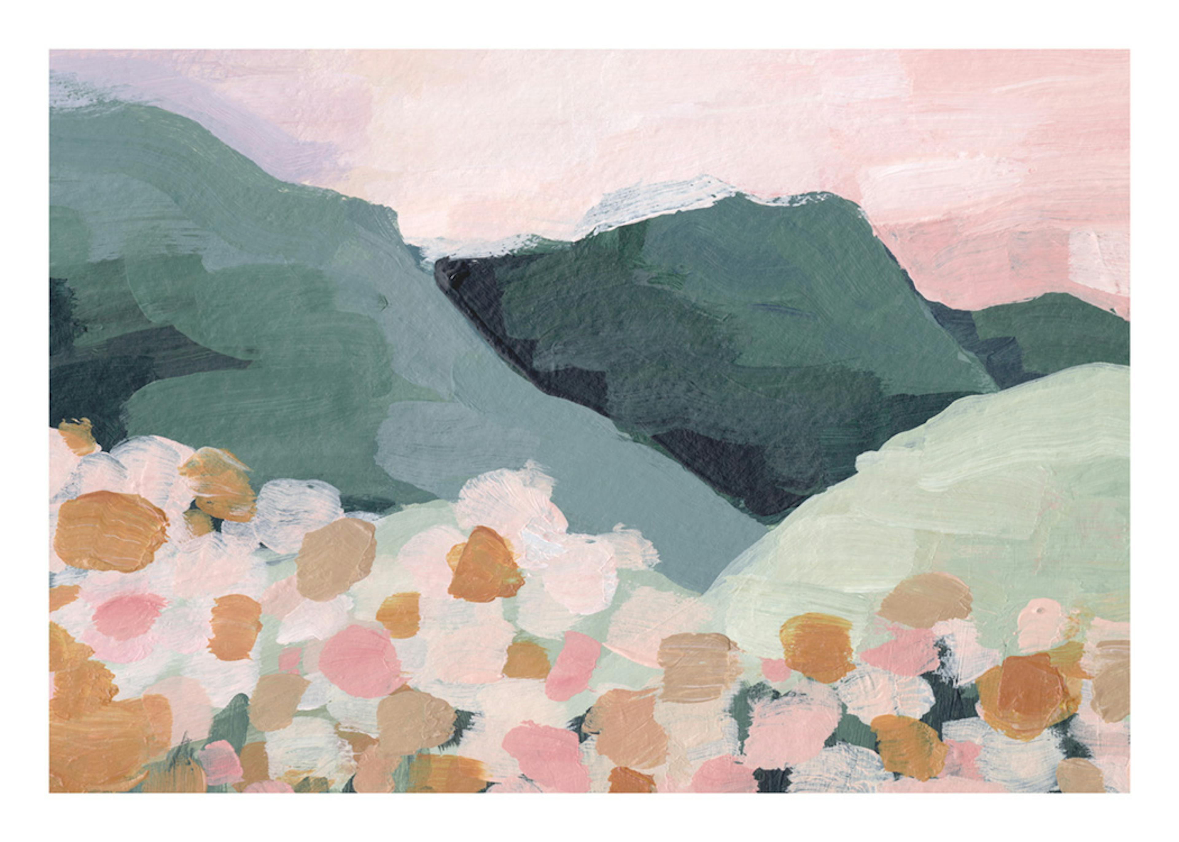 Acrylic Landscape Plagát 0
