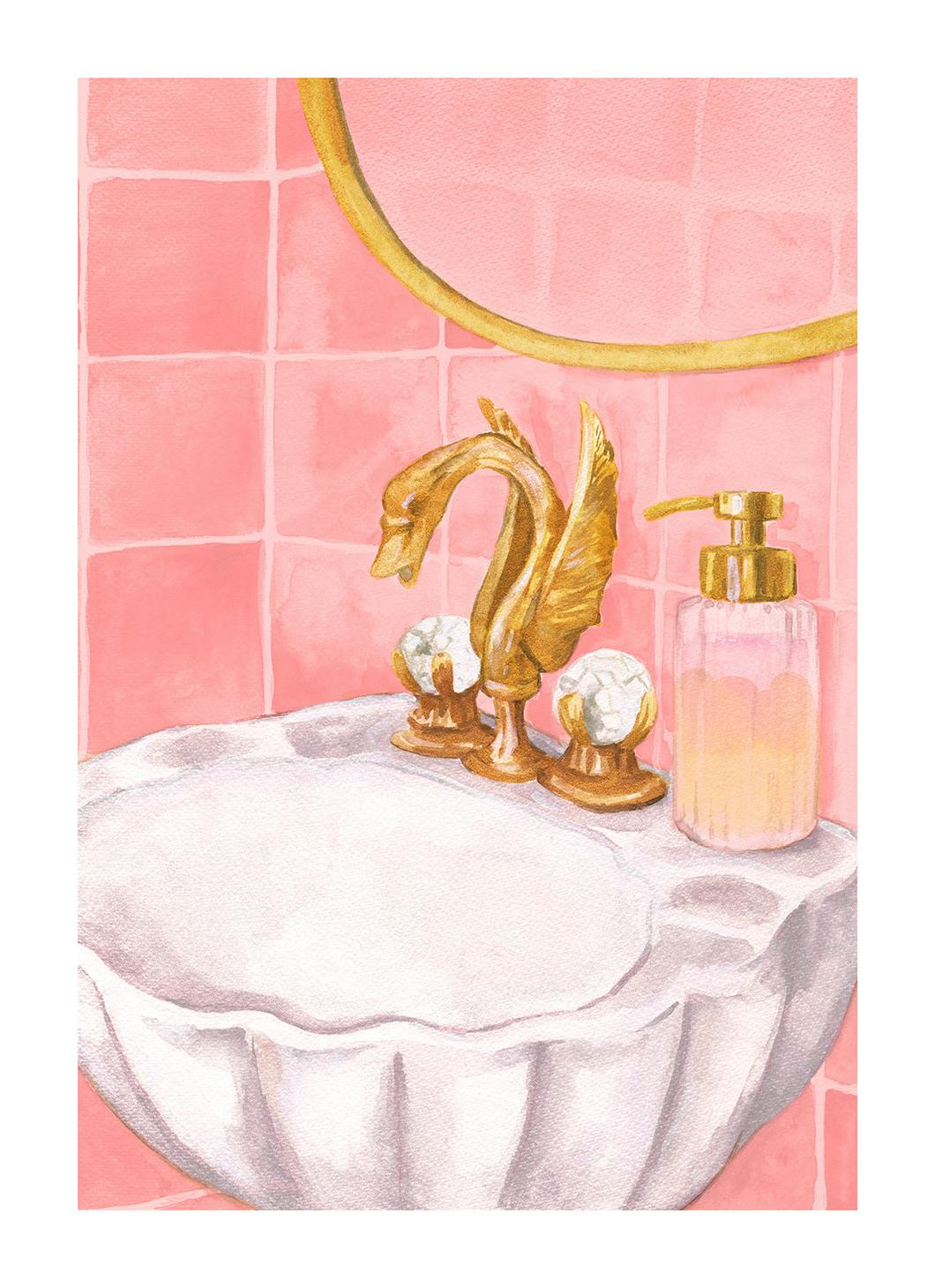 Pretty Sink Poster (50x70 cm)