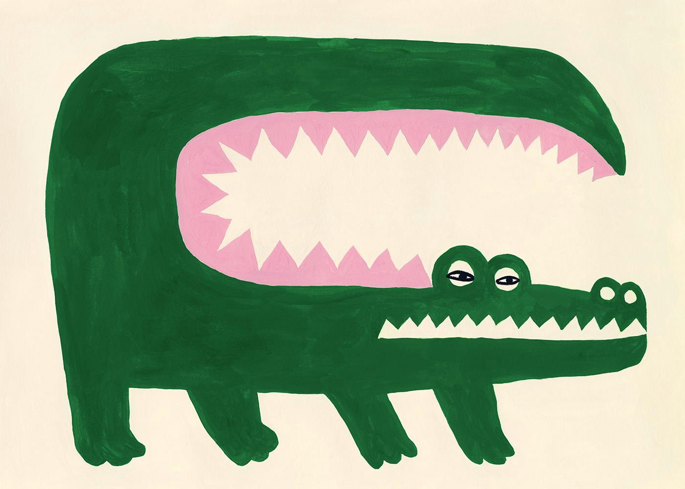 Crocodile Crush Plakat 0
