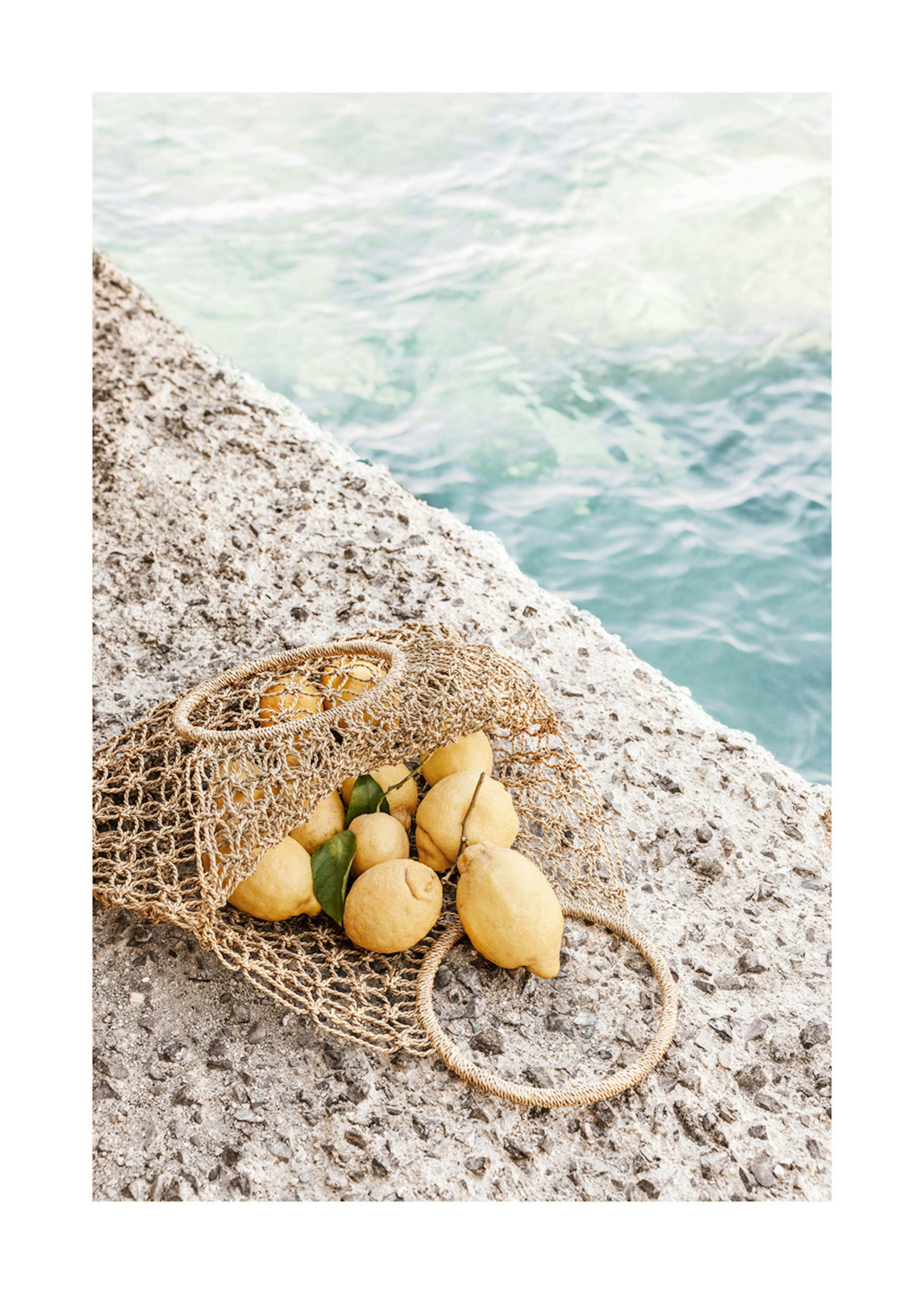 Lemons by the Shore Print 0