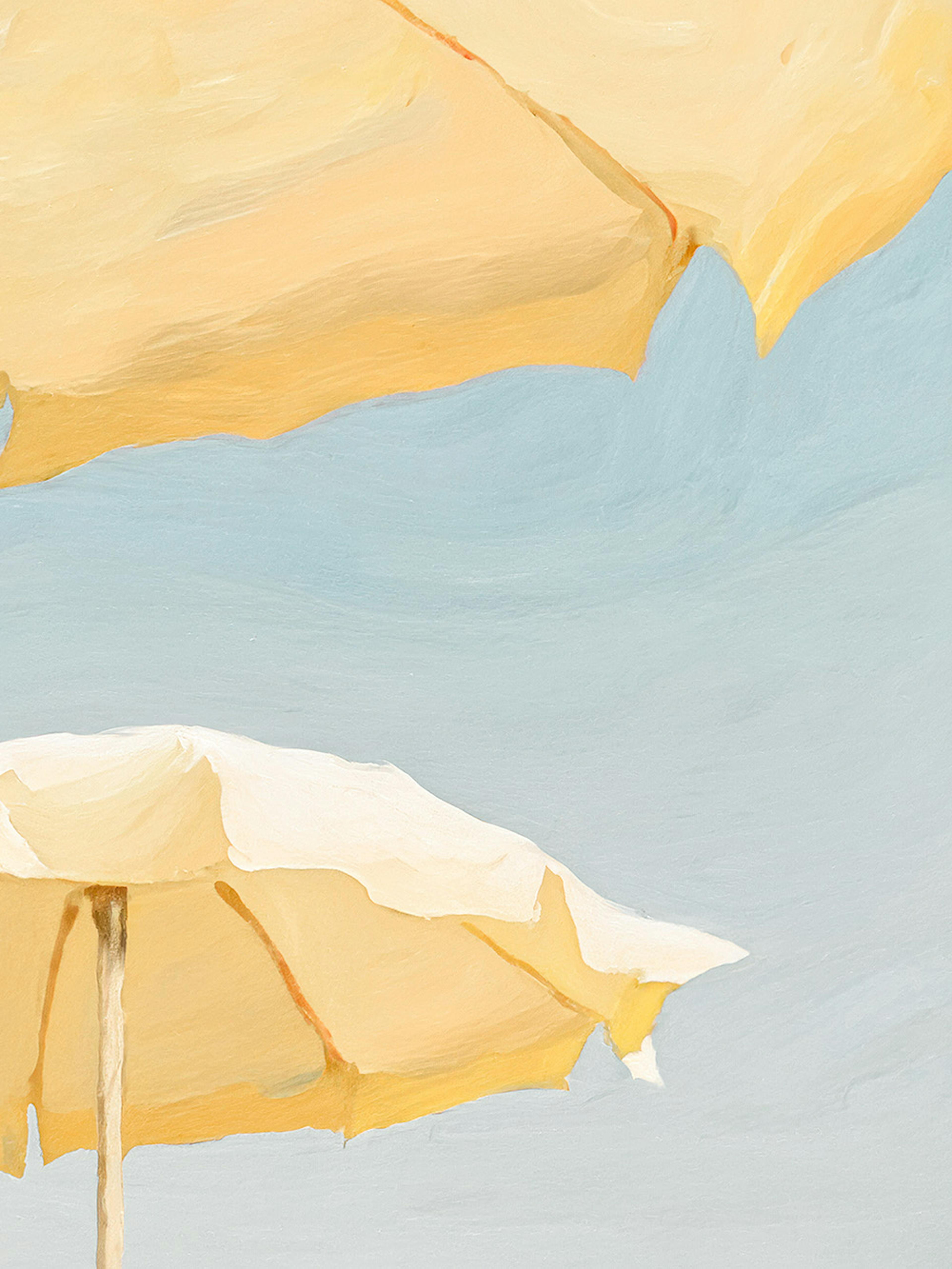 Sunny Parasols Poster