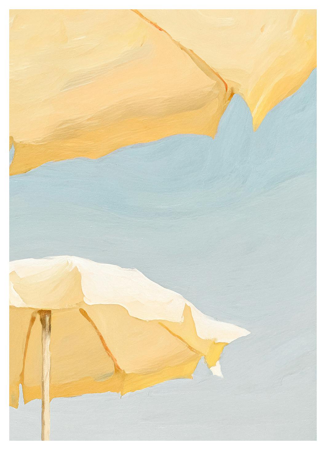 Sunny Parasols Poster (50x70 cm)