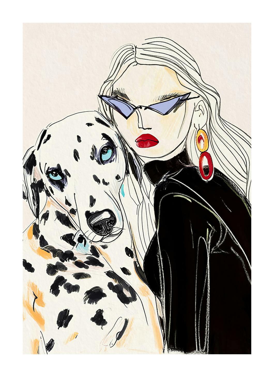 Spots and Style Poster (50x70 cm)