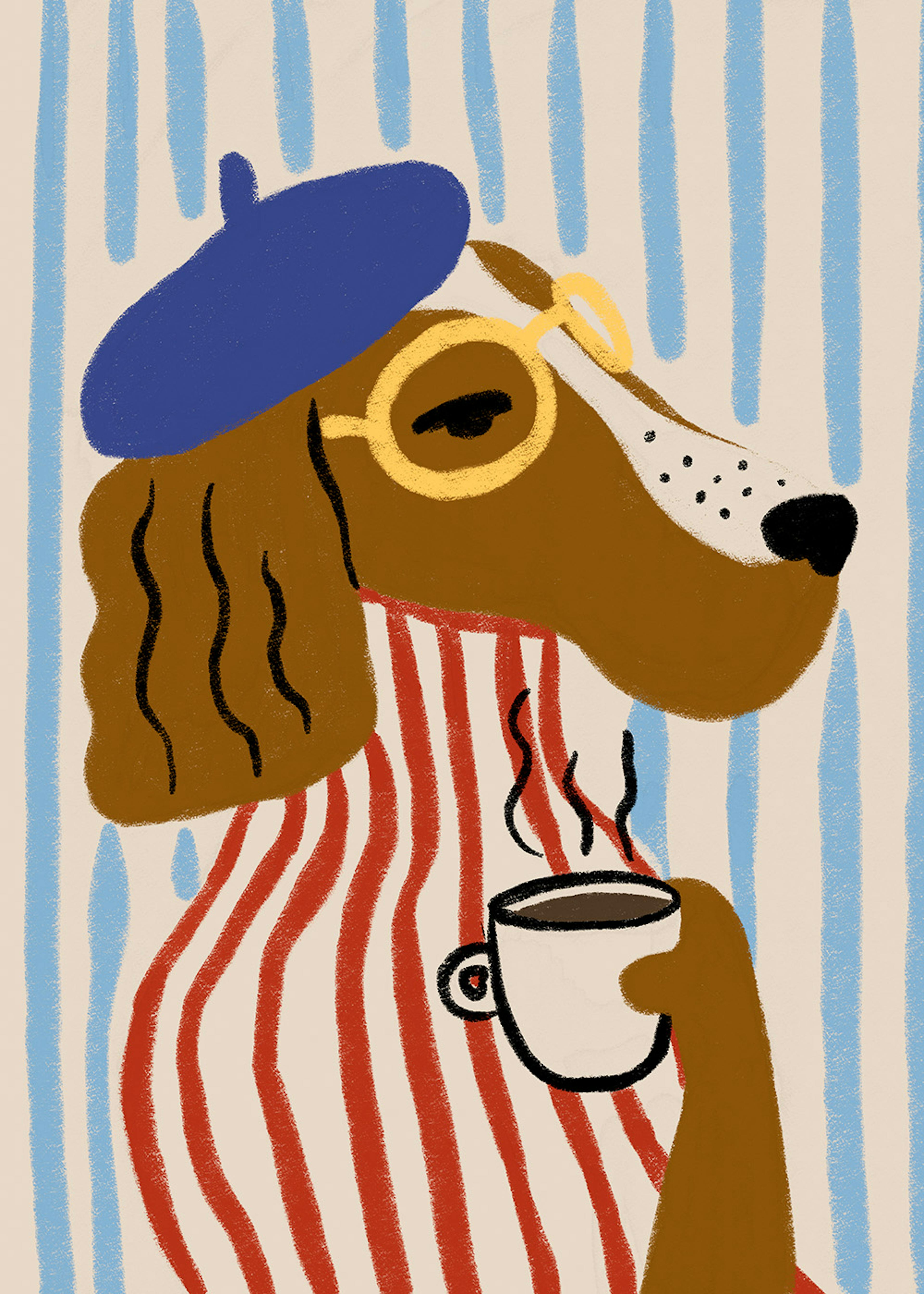 Sophisticated Dog Juliste 0