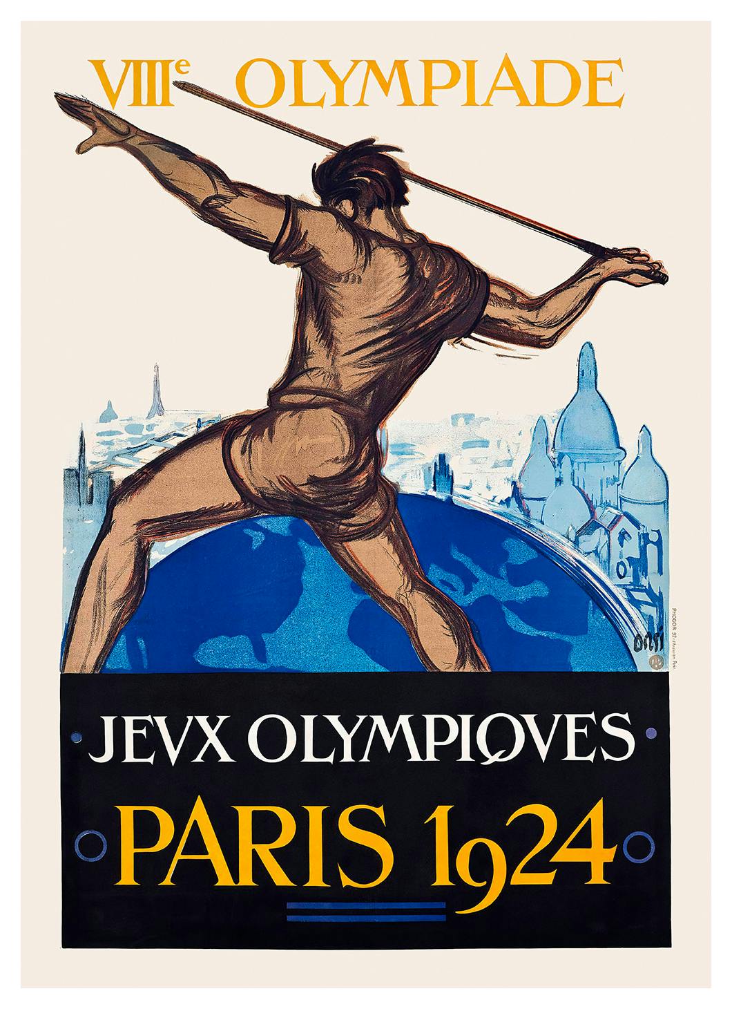 Paris 1924 Poster (50x70 cm)