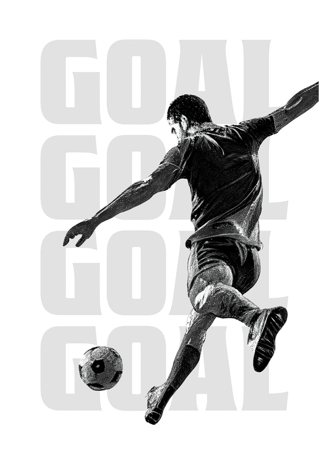 Goal Poster (50x70 cm) - Sport posters en prints