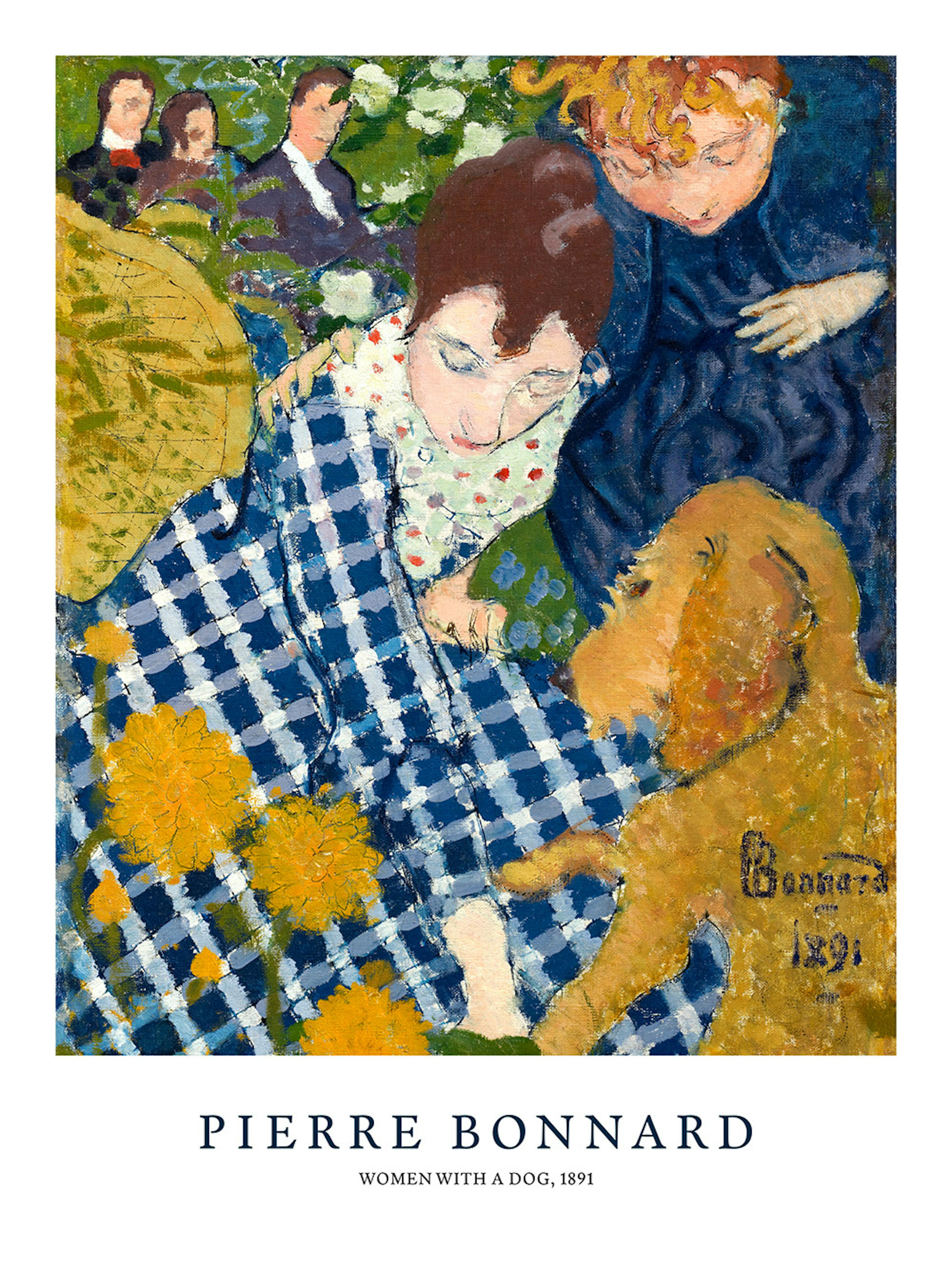 Pierre Bonnard - Women with a Dog Poster