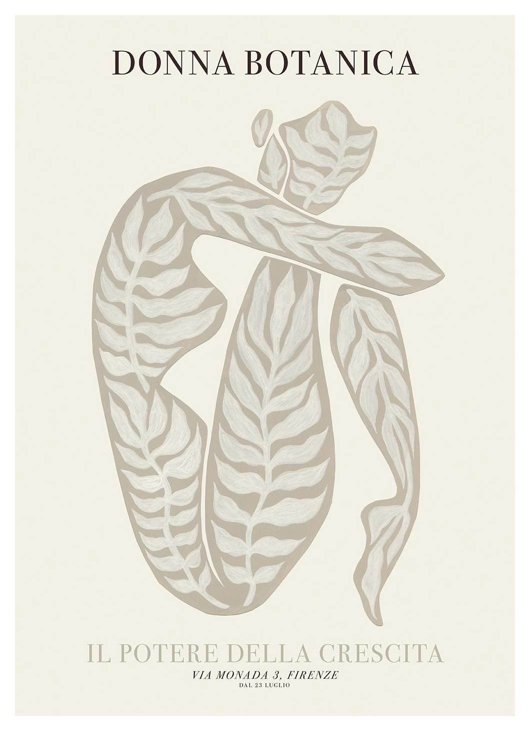 Donna Botanica Plakat (40x50 cm) - Plakater > Kunstplakater > Illustrasjoner