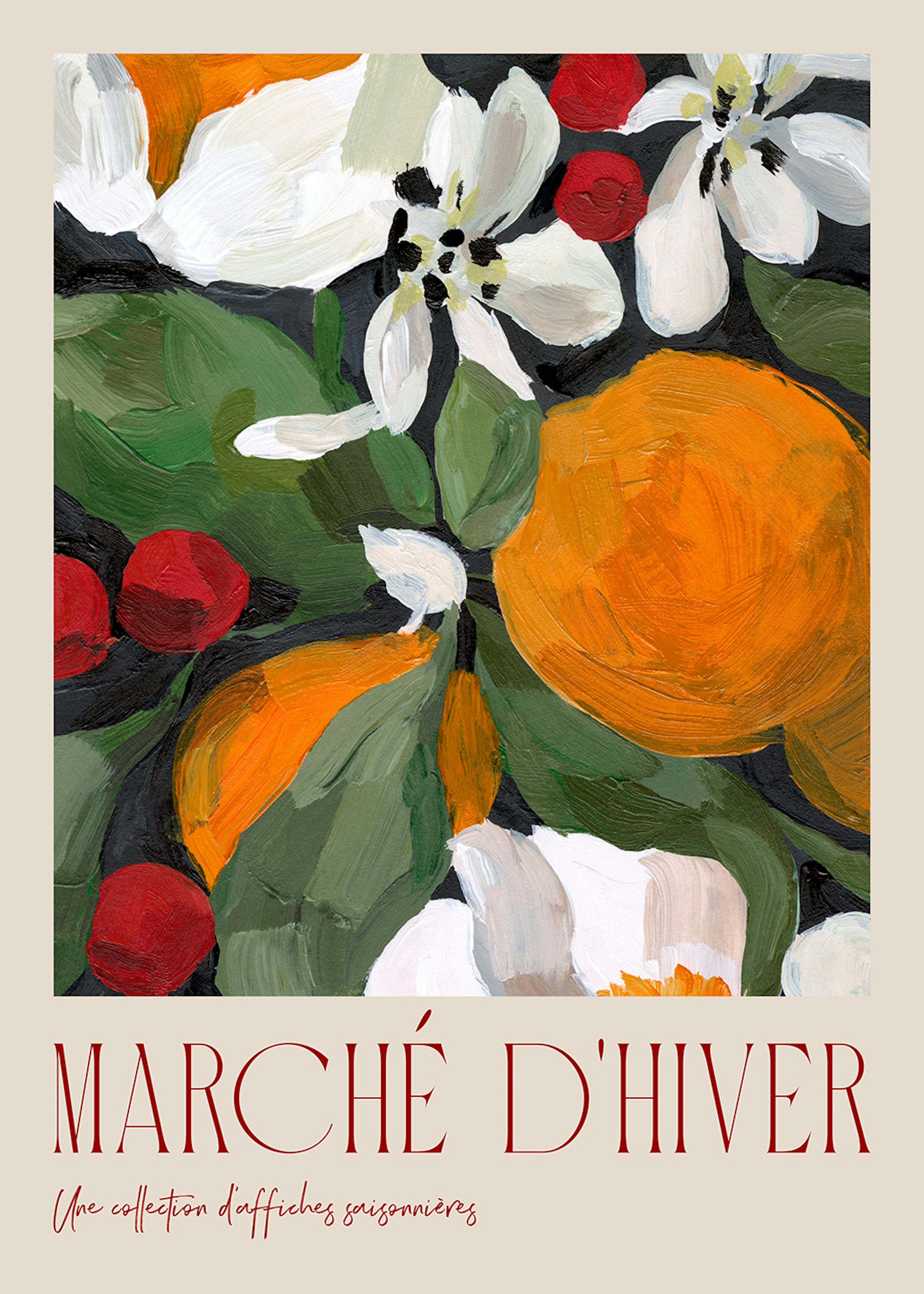 Marché D'Hiver No2 Print 0