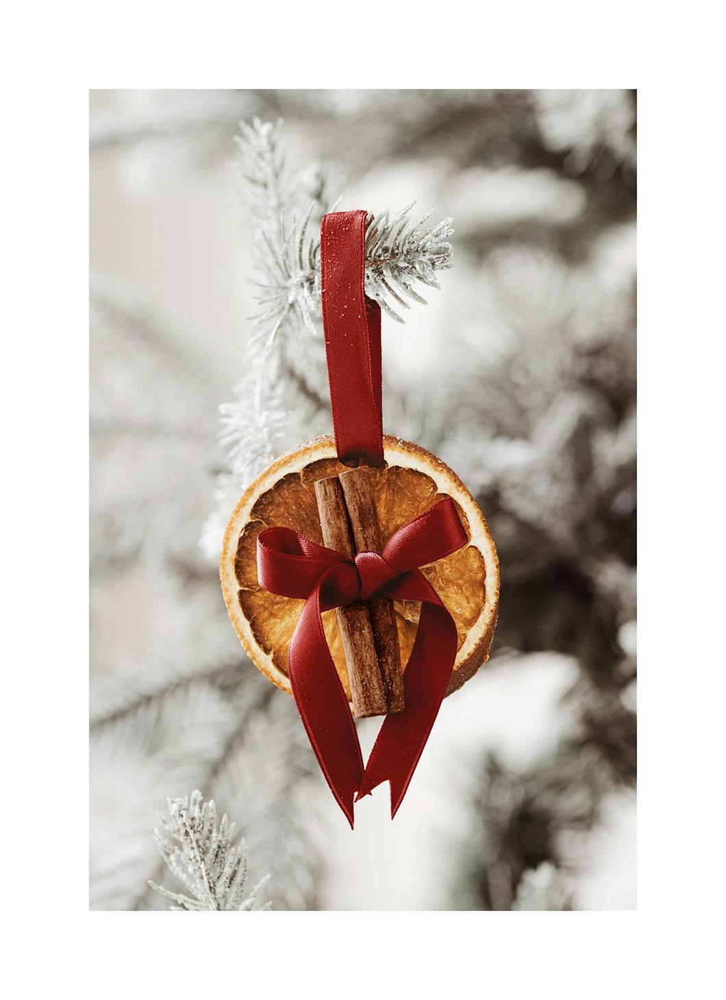 Prints - Christmas Orange Print (50x70 cm) - Holiday Prints