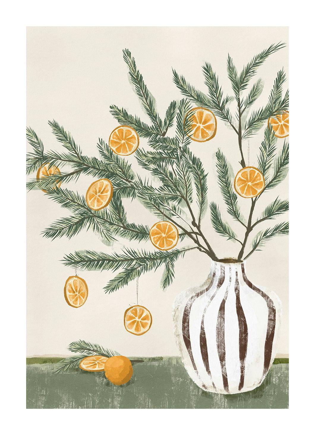 Holiday Vase Poster (21x30 cm)- Poster per la cucina