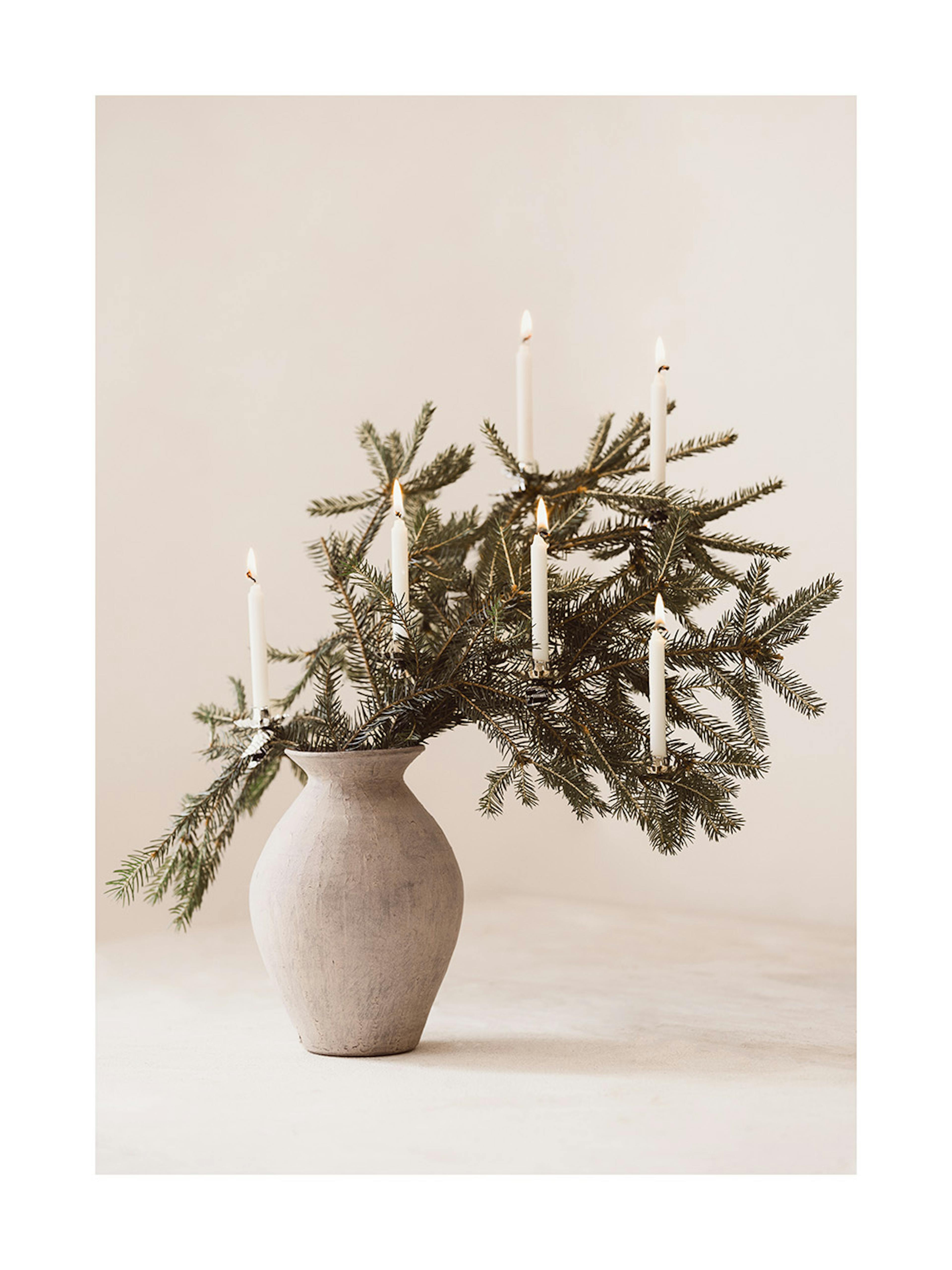 Nordic Candle Light Affiche