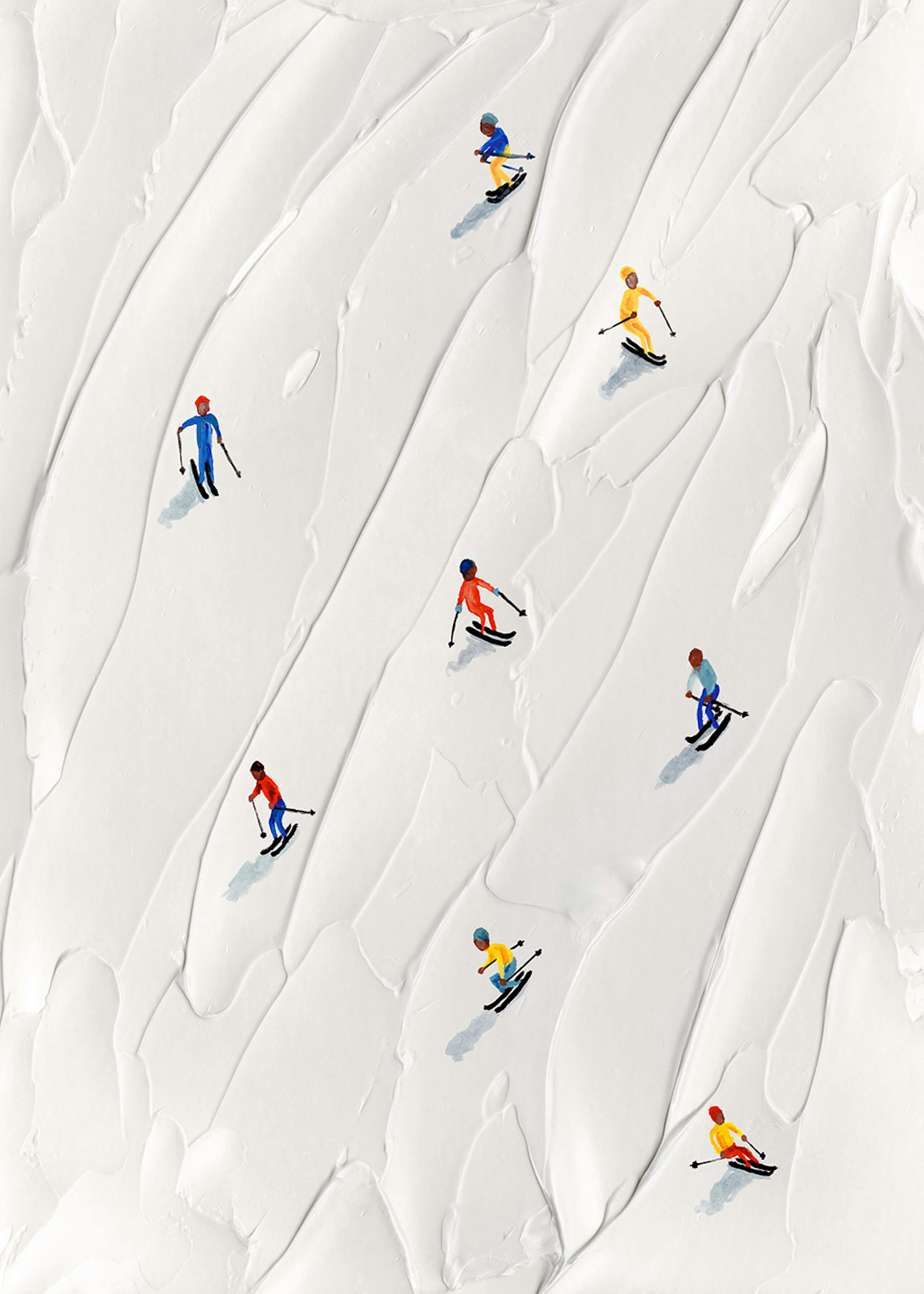 Ski Slope Print 0