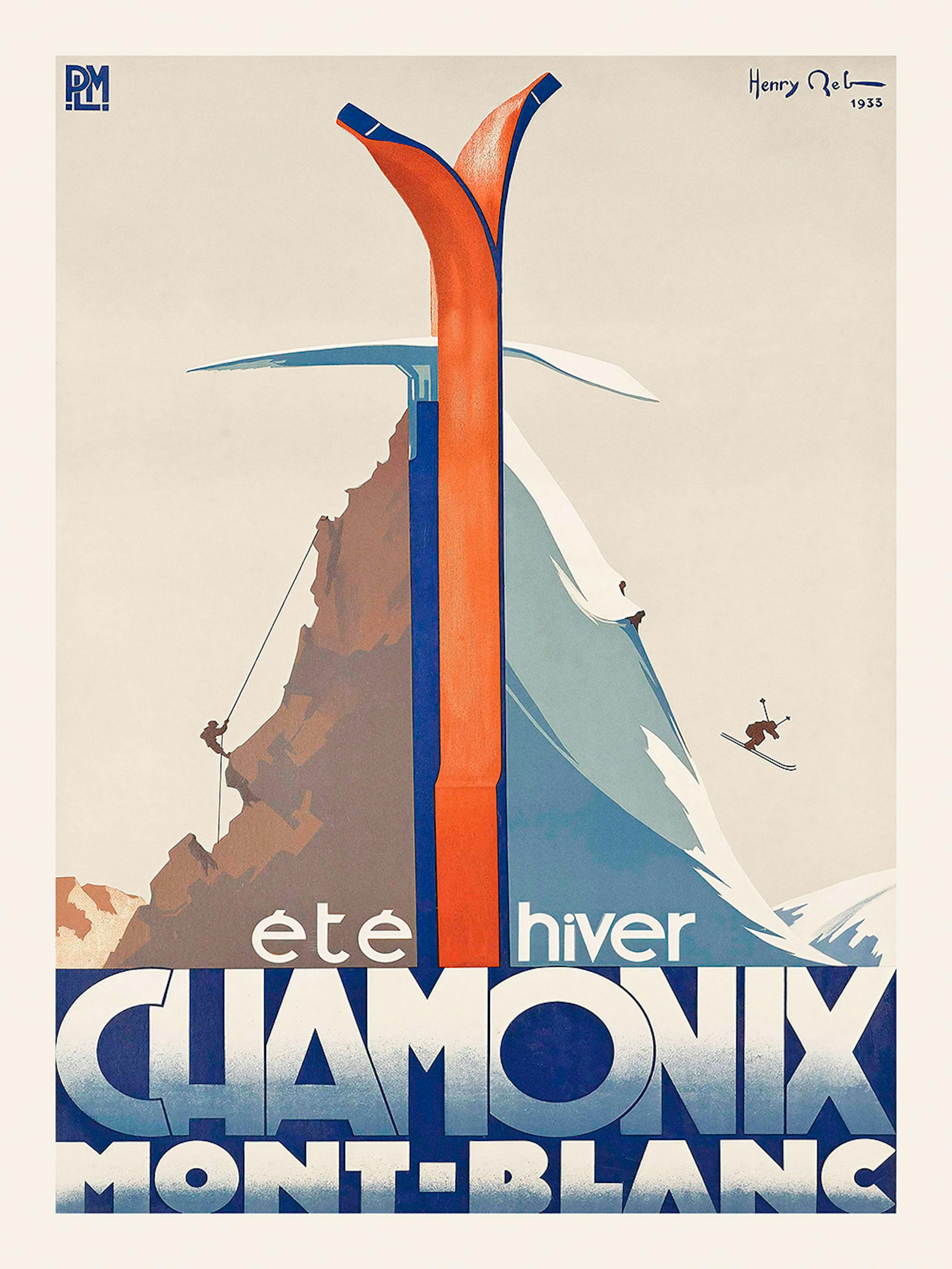 Chamonix Vintage Poster