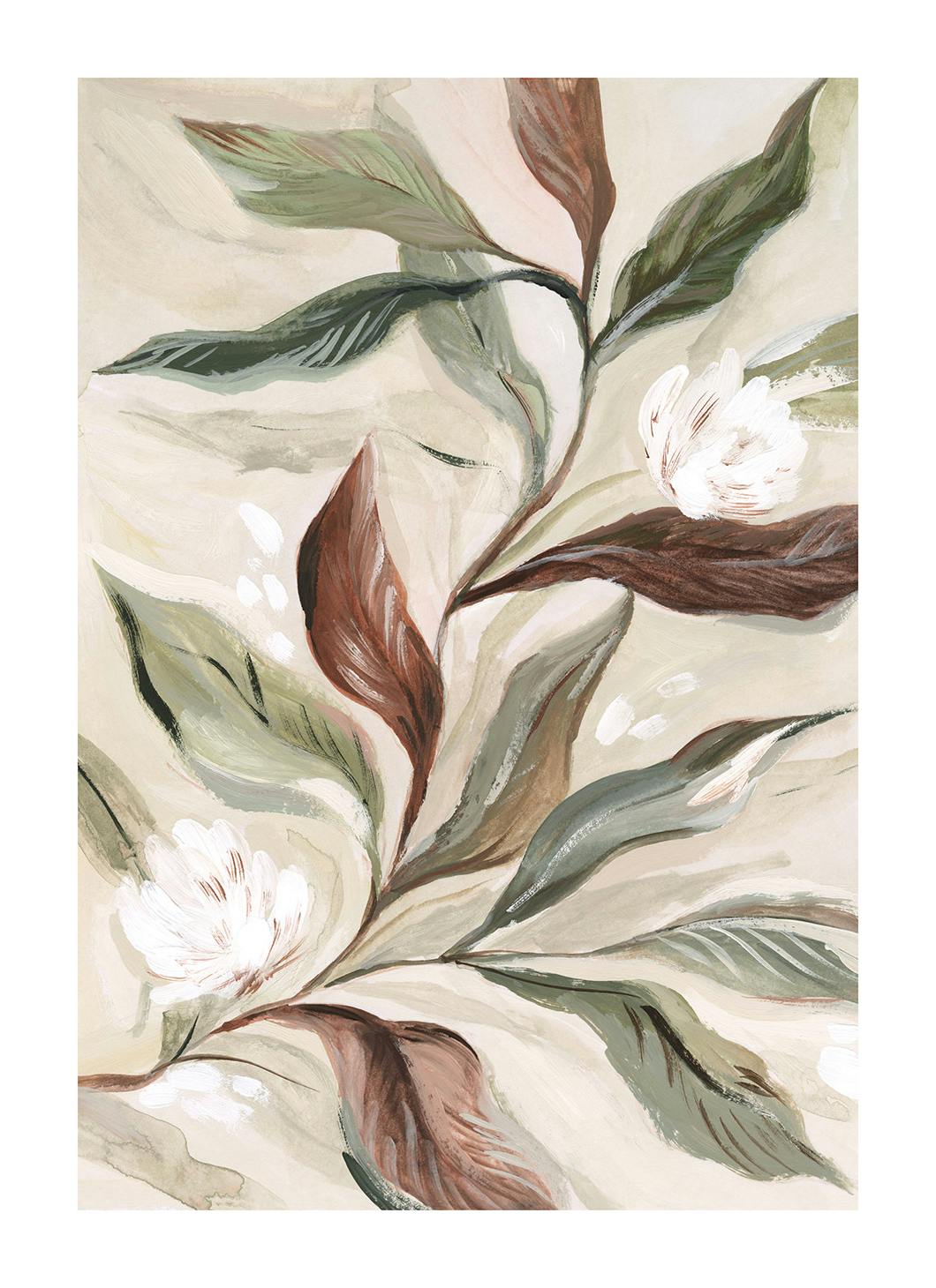 Rustic Botanicals Print (30x40 cm)