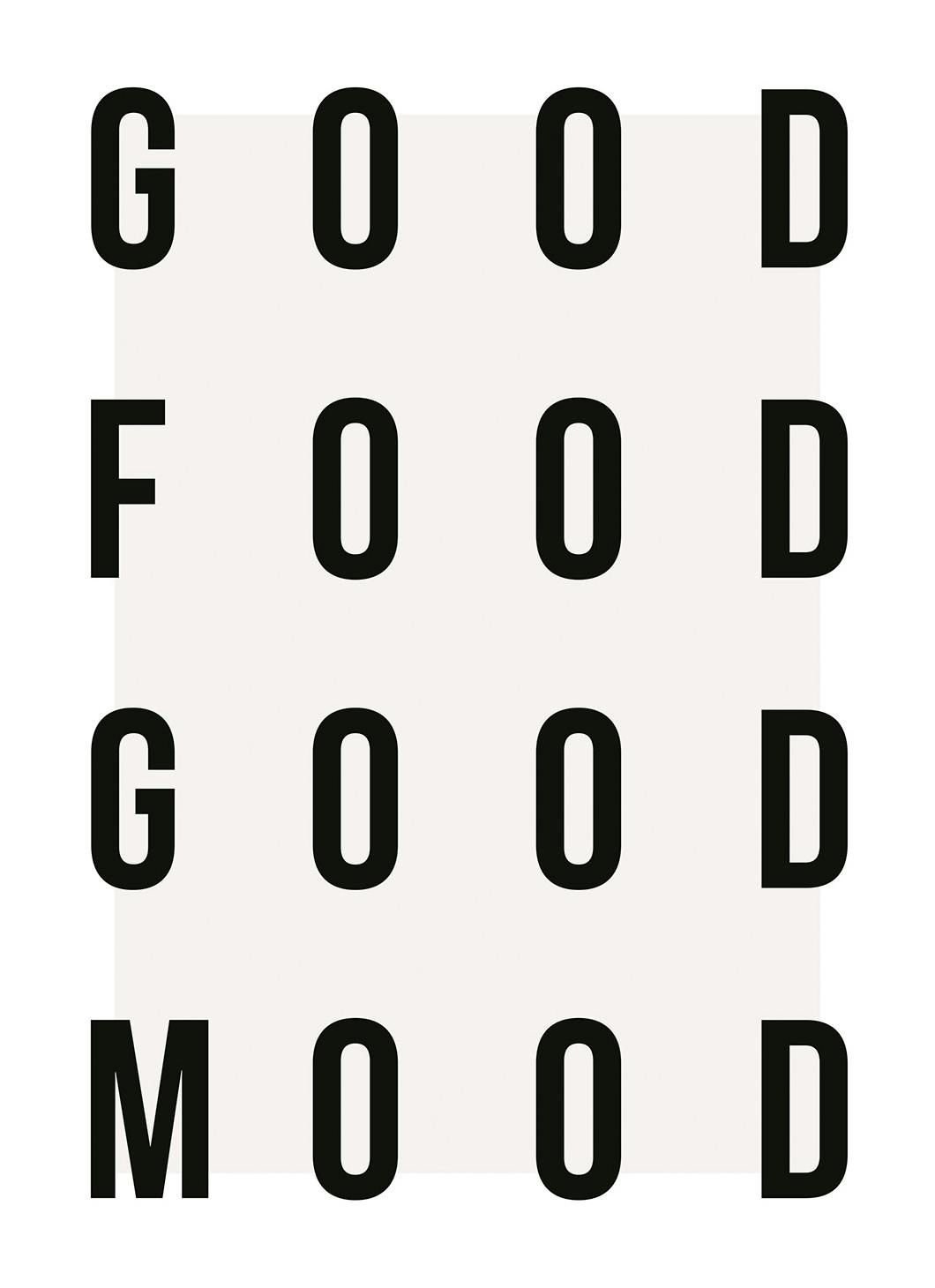 Good Food Poster (50x70 cm)- Tipografia