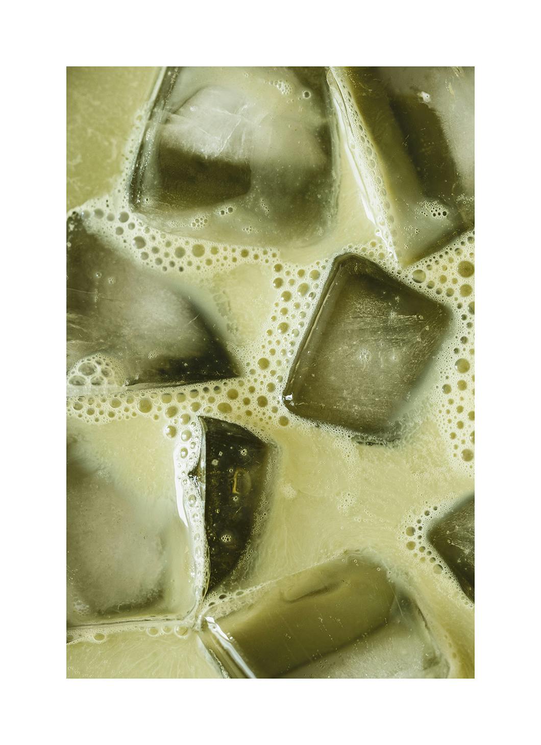 Iced Matcha Latte Poster (50x70 cm)- Arte e quadros do cozinha