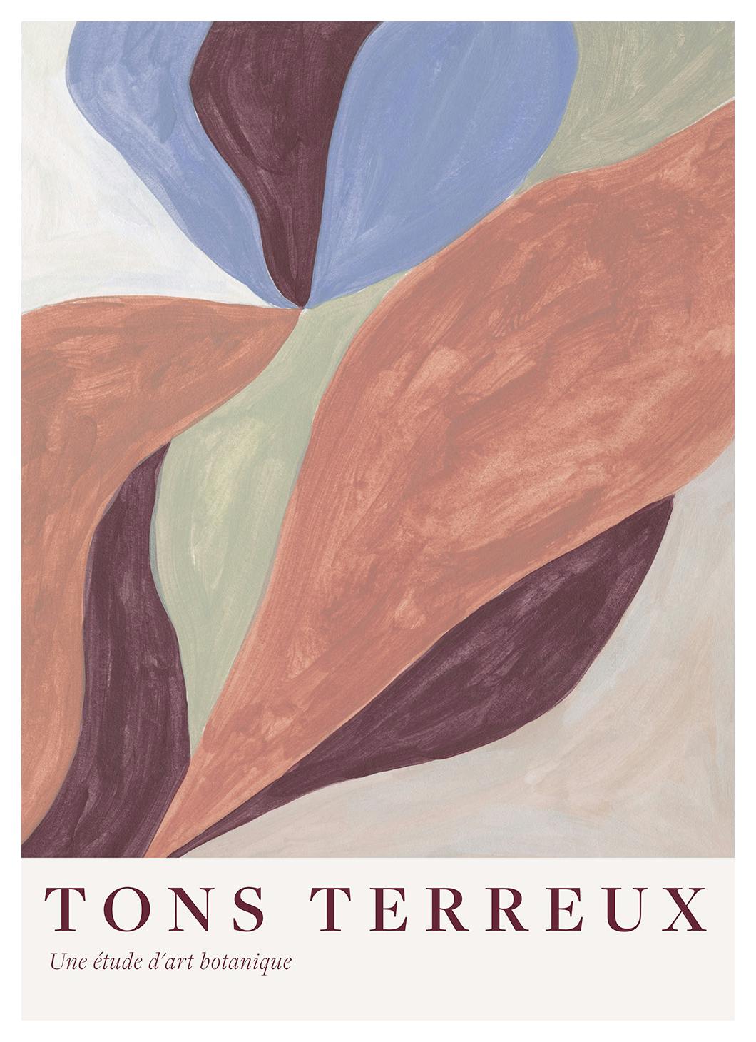 Tons Terreux No2 Poster (30x40 cm) - Abstracte posters