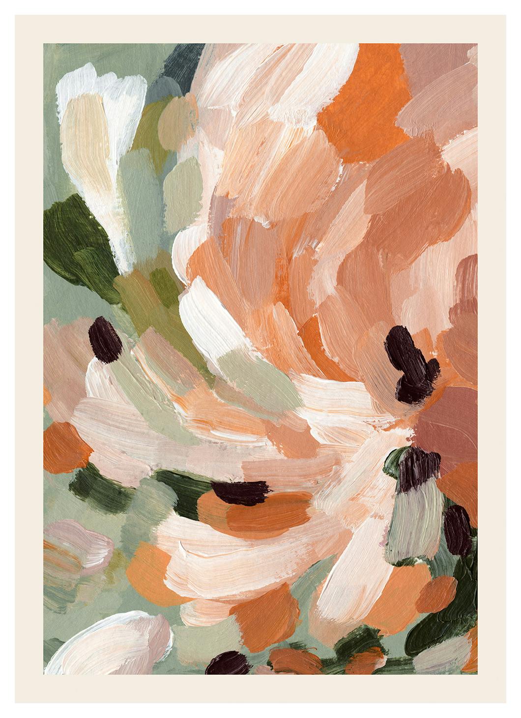 Prints - Soft Rustic Florals No1 Print (50x70 cm) - Paintings