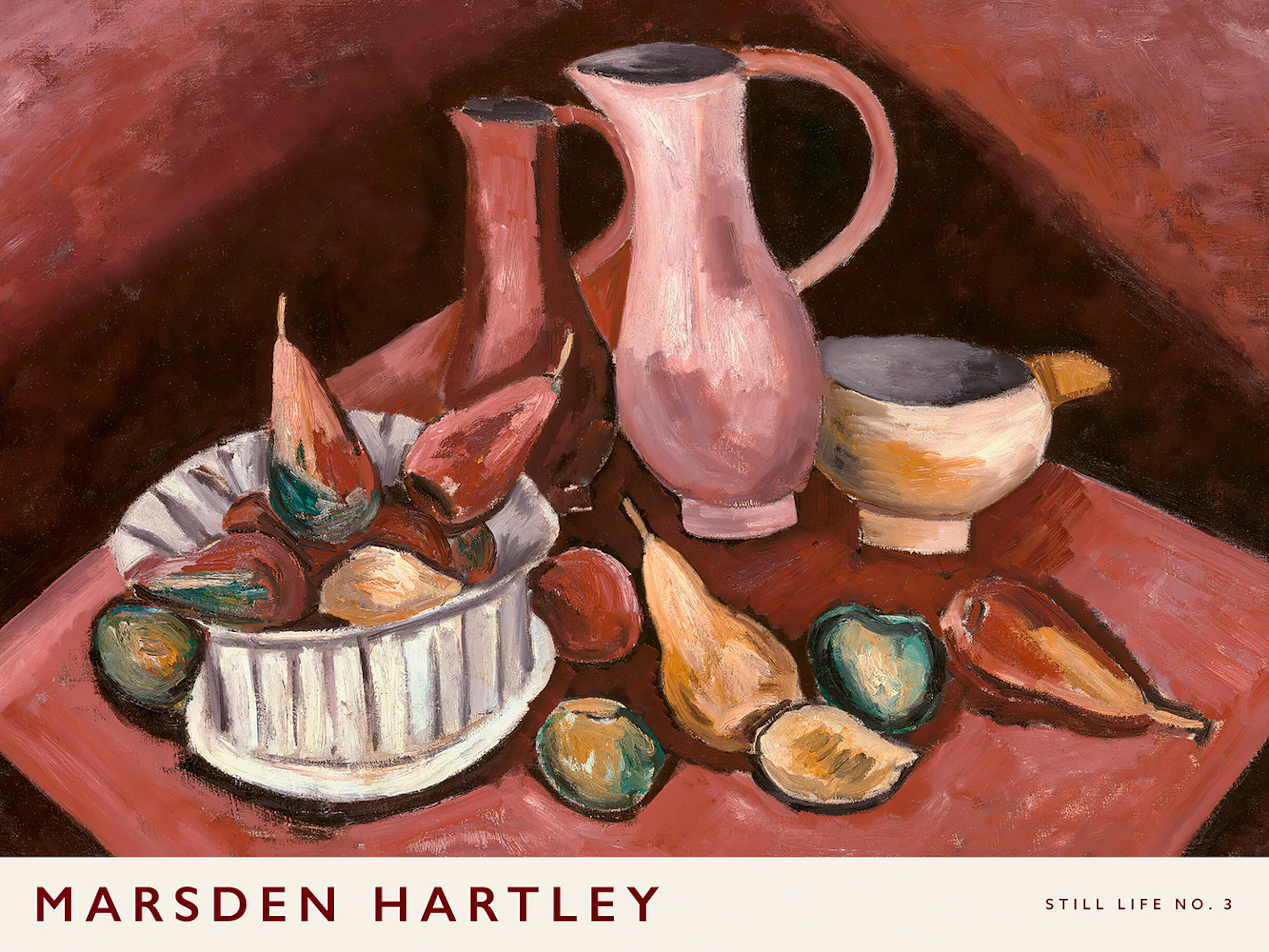 Marsden Hartley - Still Life No. 3 Plakat