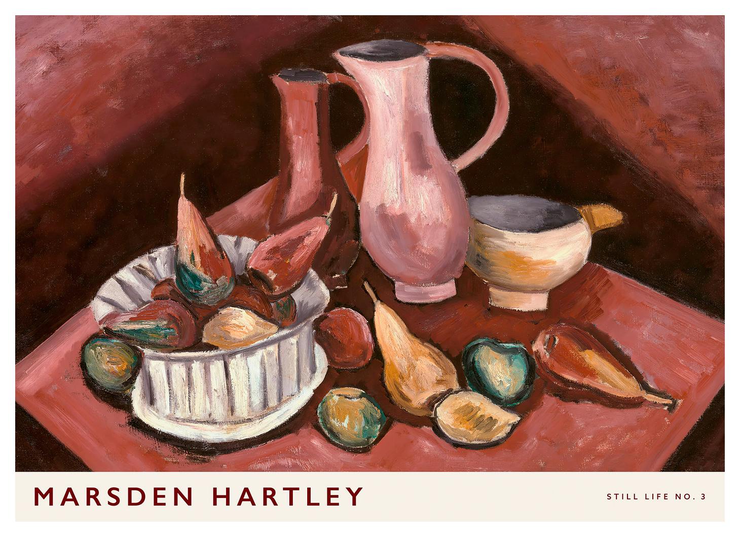 Prints - Marsden Hartley - Still Life No. 3 Print (50x70 cm) - Other famous painters