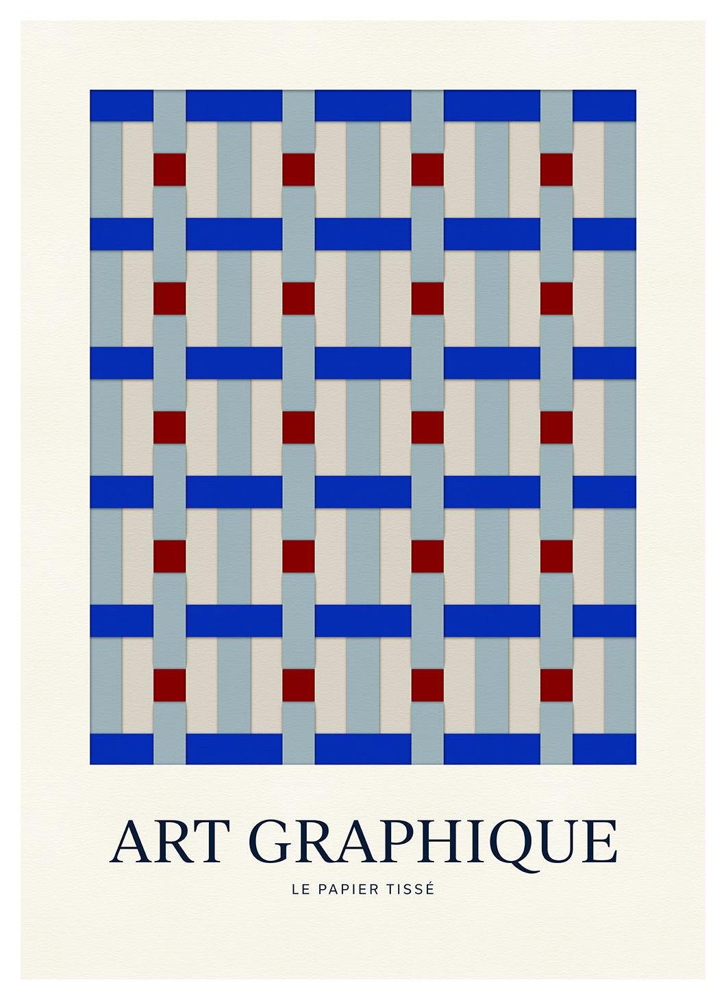 Woven Graphic Art Poster (50x70 cm) - Grafische posters