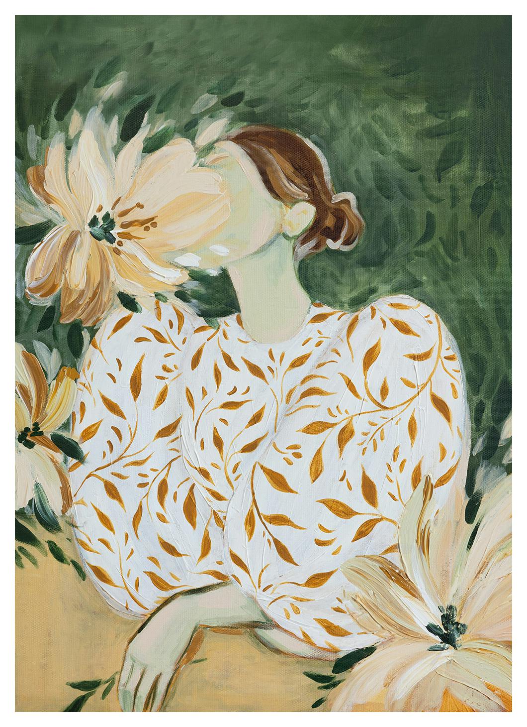 Rustic Garden Portrait Plakat (70x100 cm) - Plakater > Kunstplakater > Malerier