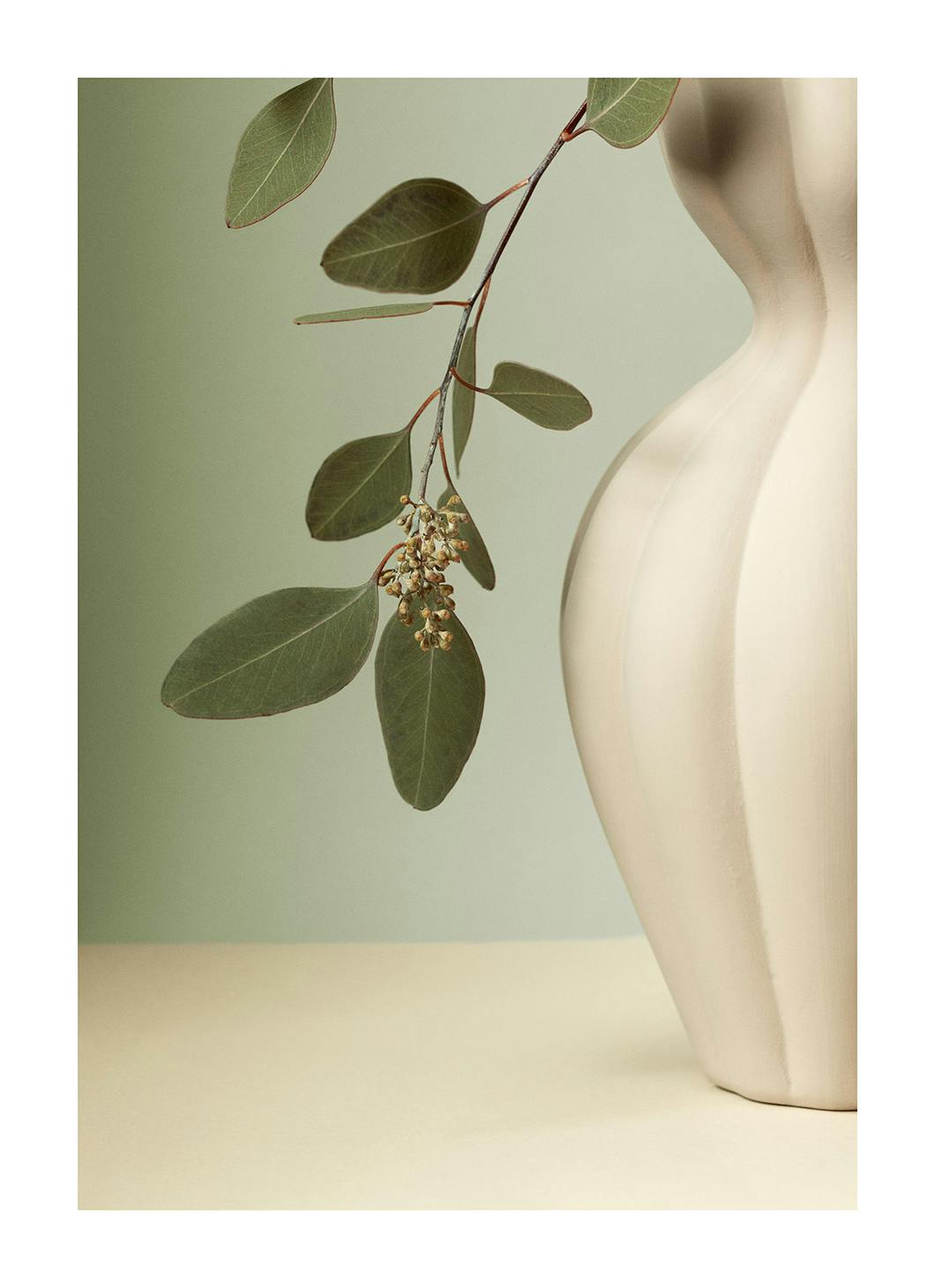 Soft Eucalyptus Poster (30x40 cm) - Groene planten