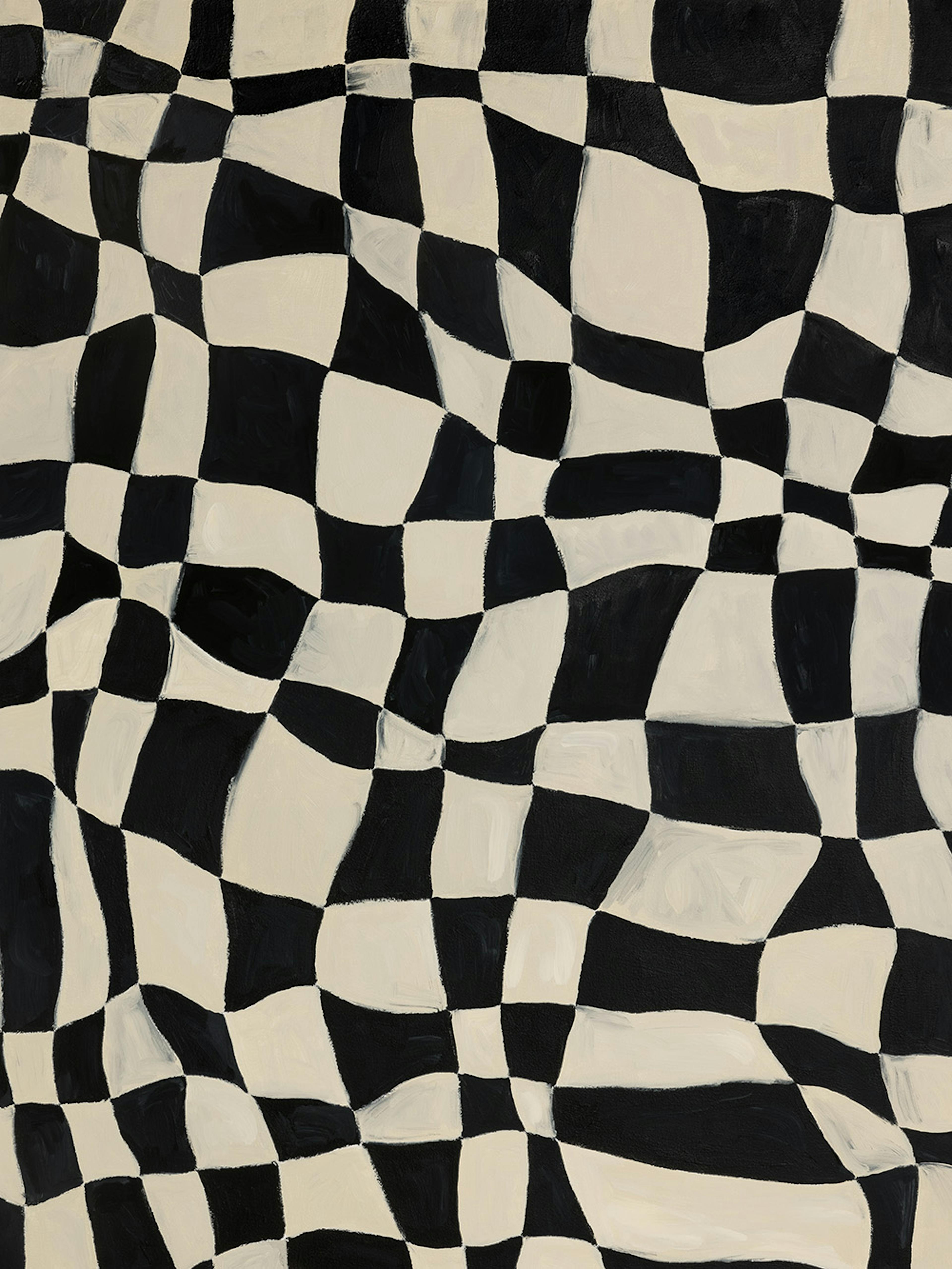 Checkers in Wonderland Print