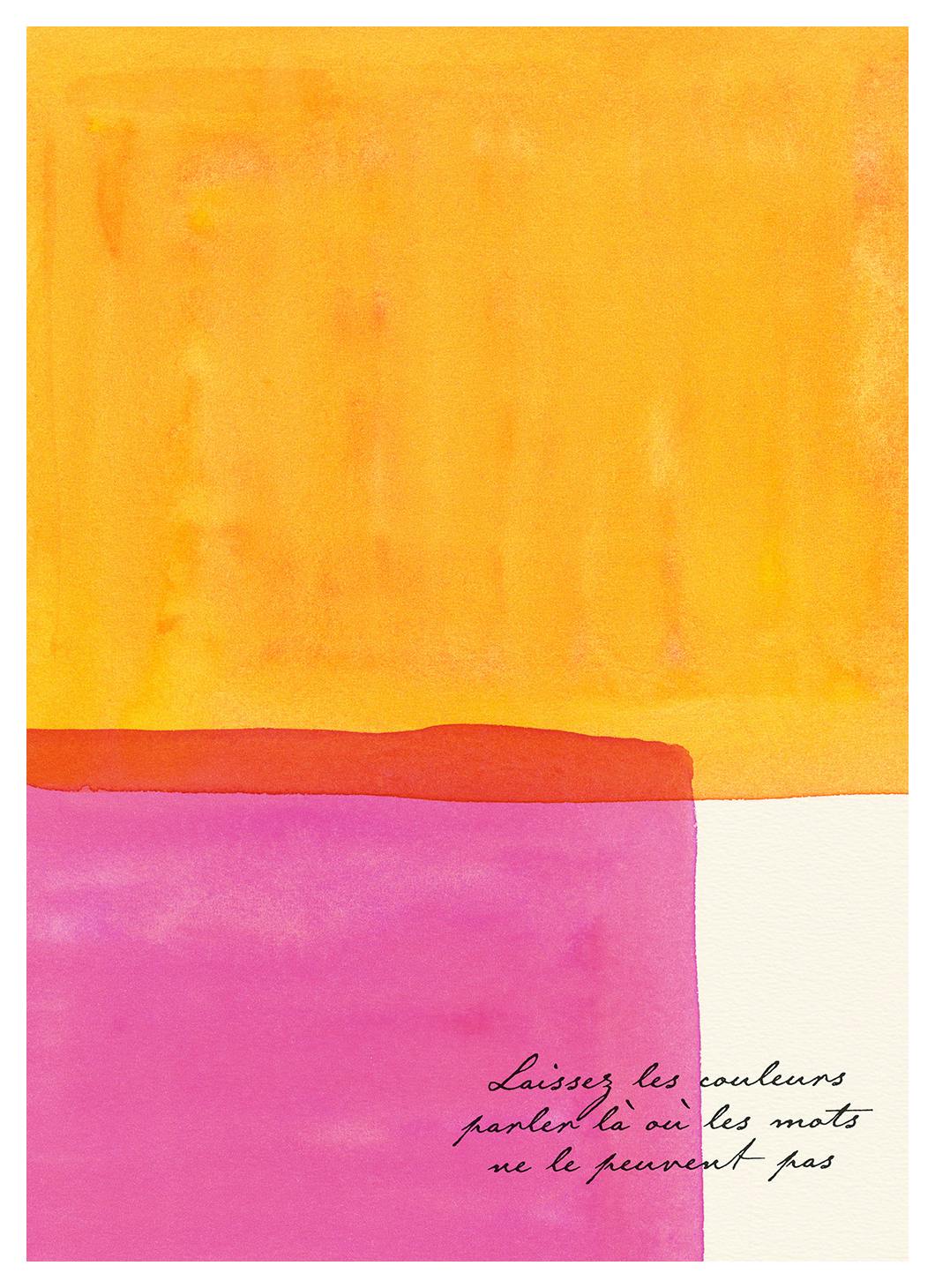 Prints - Let Colours Speak Print (50x70 cm) - Graphic art prints