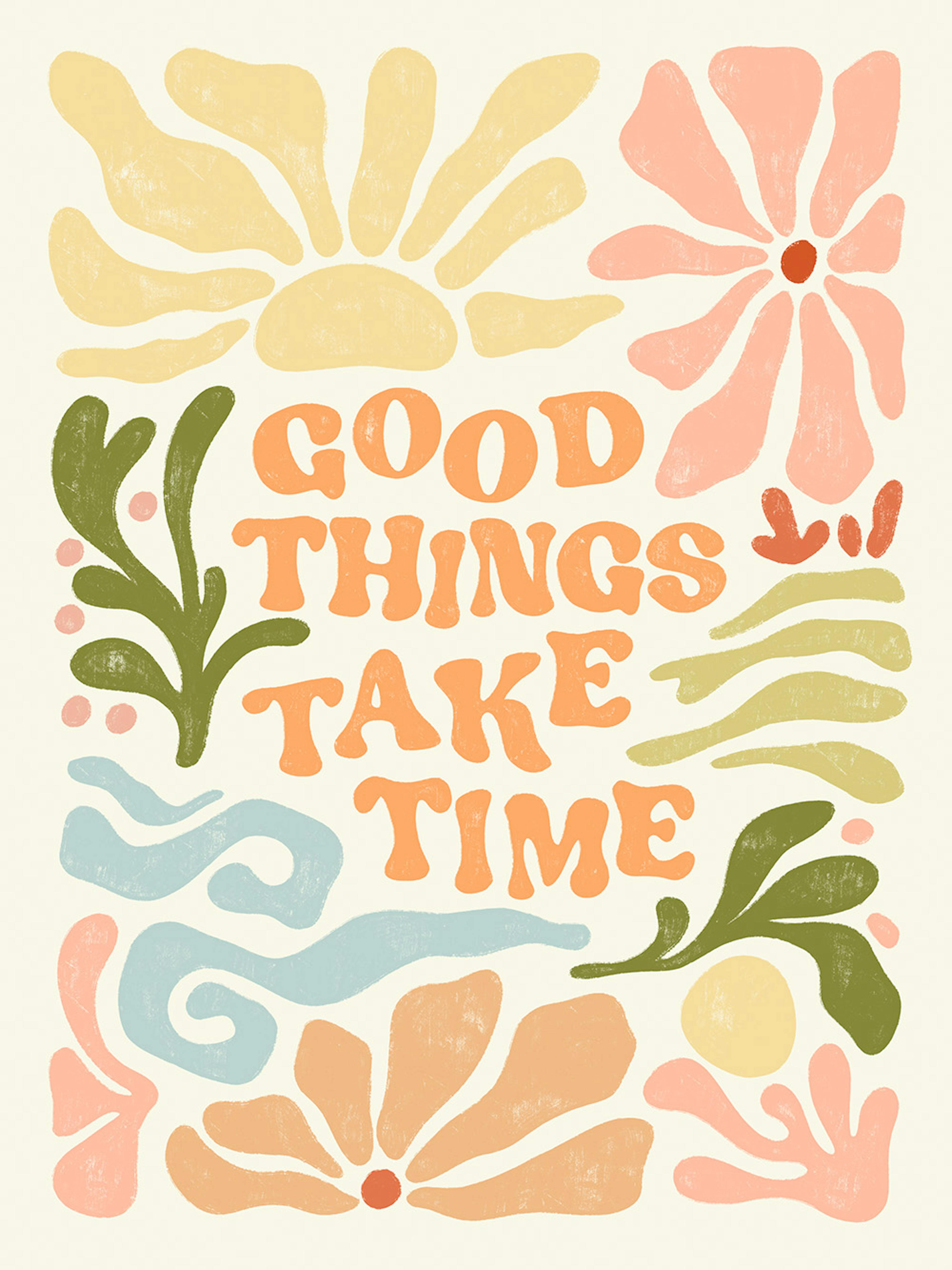 Good Things in Pastel Print